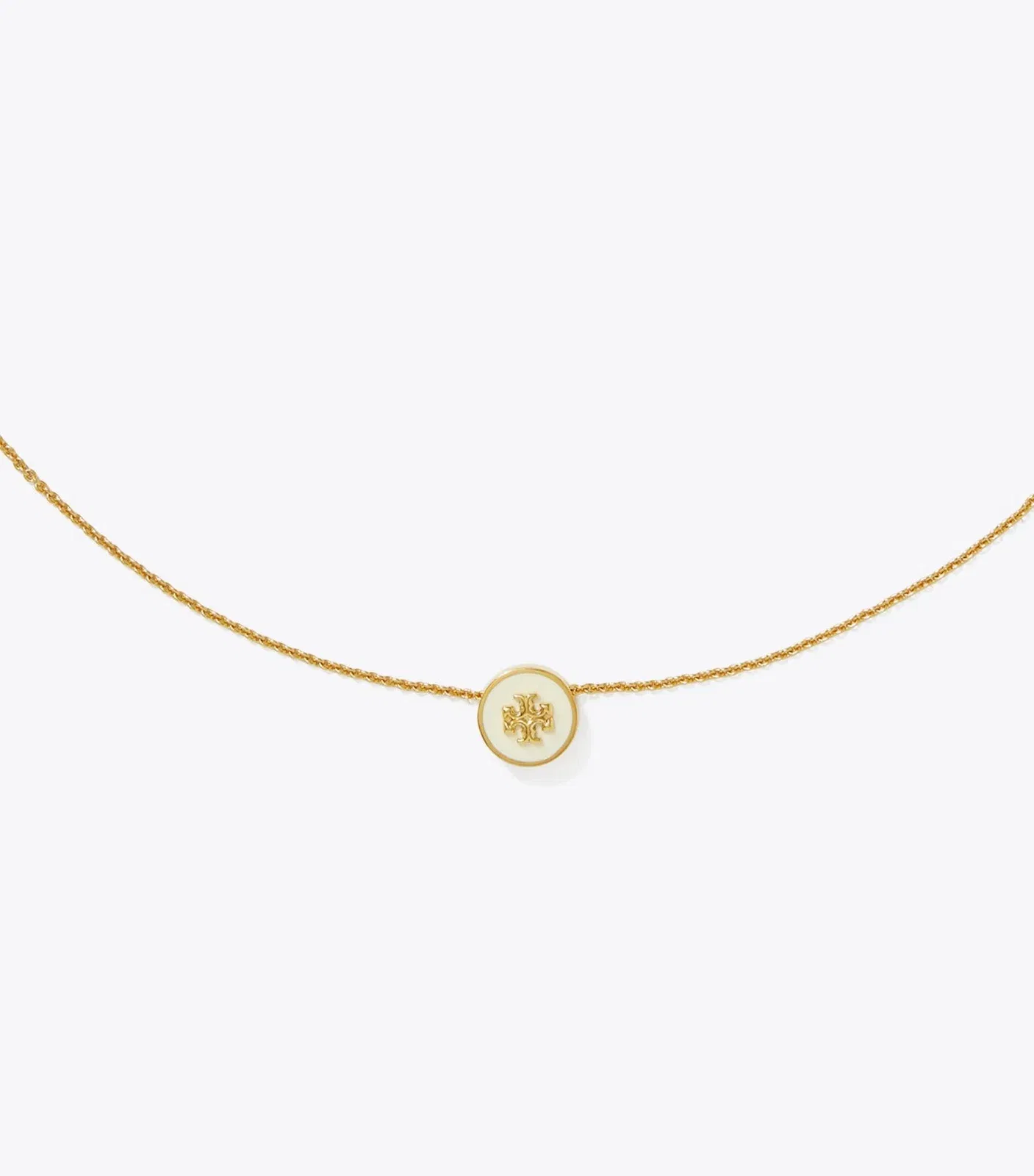 Icon Enamel Pendant Necklace