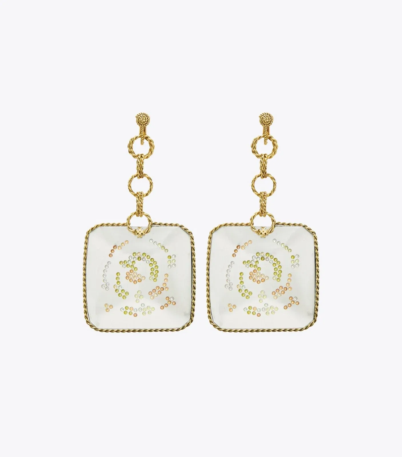 Runway Swirl Drop Earrings