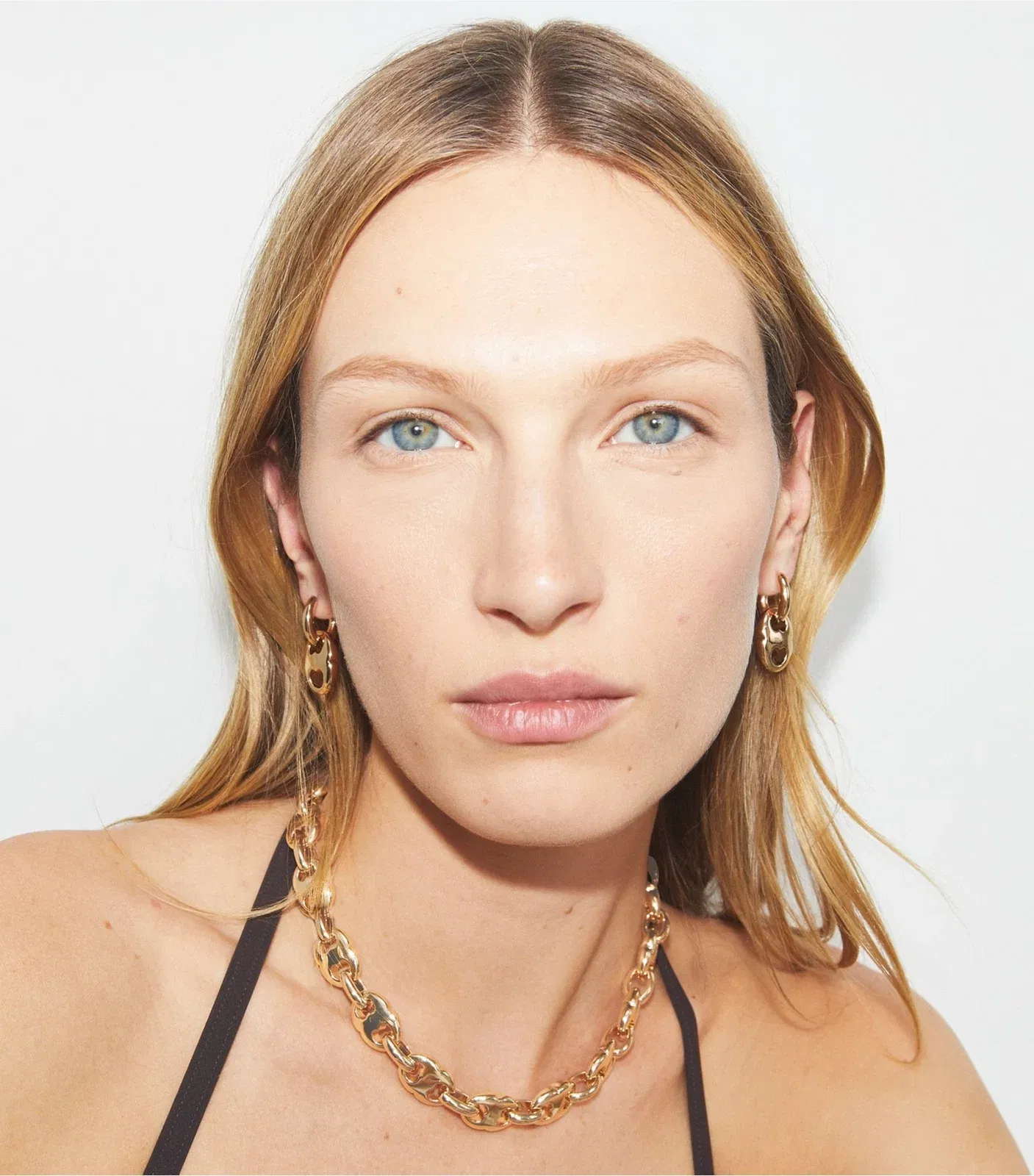 Gemini Link Small Hoop Earrings