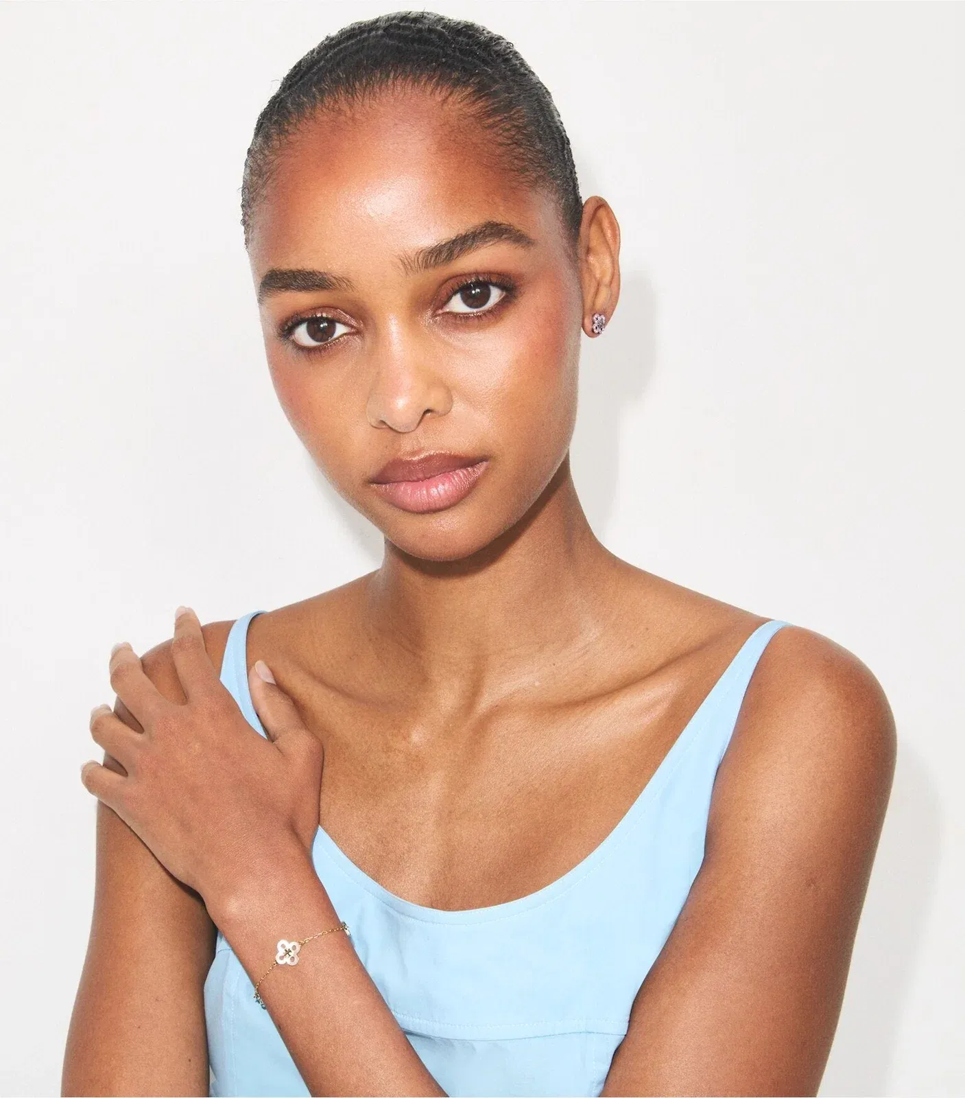 Forget Me Not Delicate Pavé Bracelet