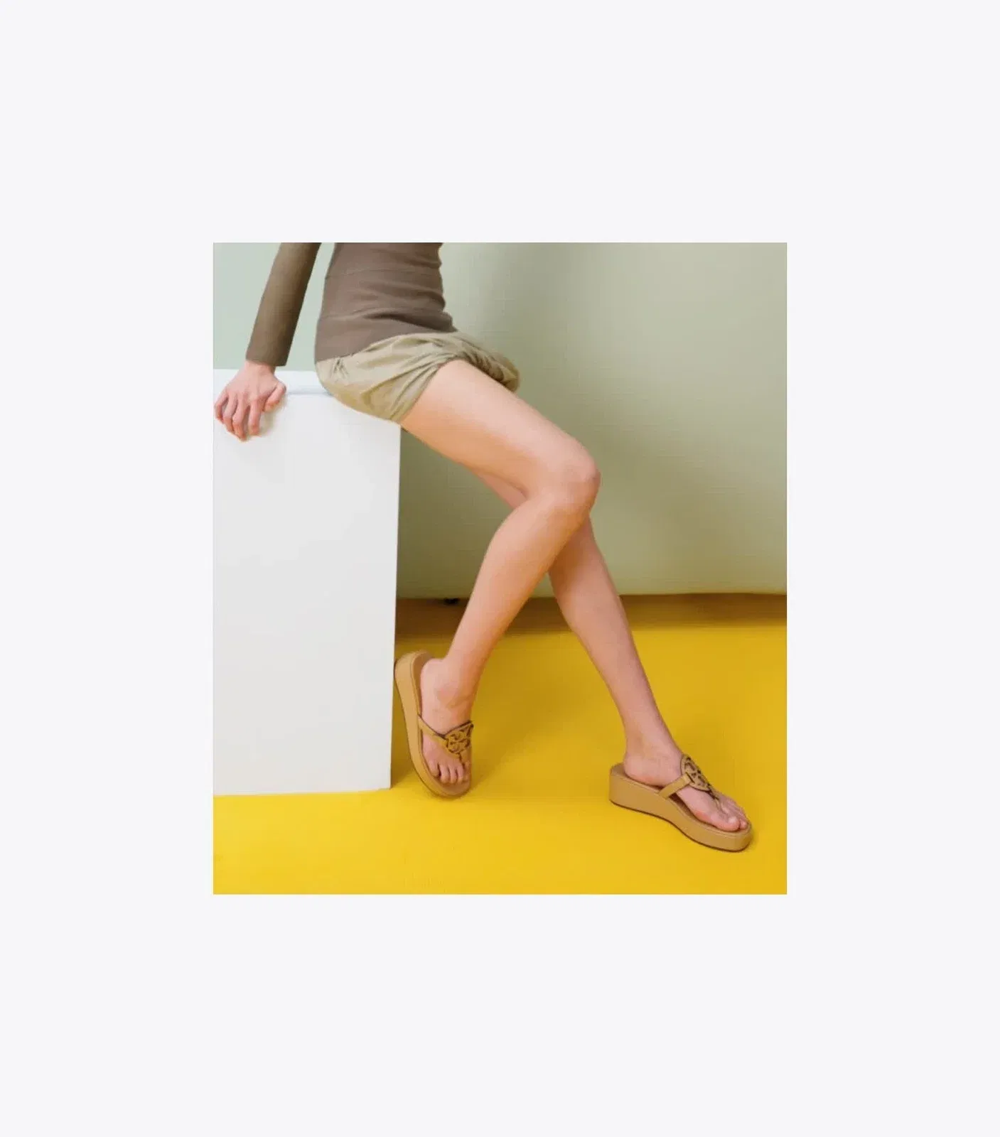 Miller Crinkled Metallic Wedge Sandal