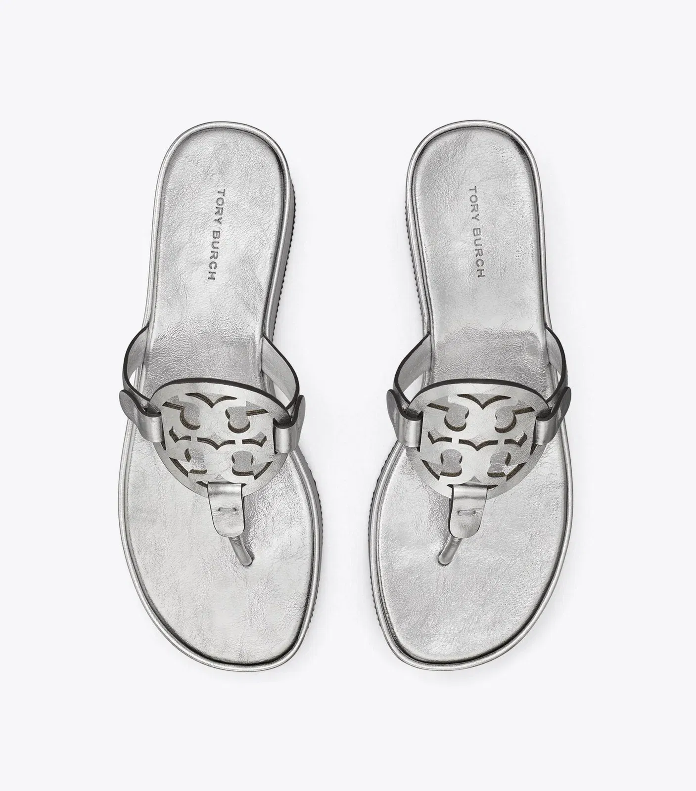 Miller Crinkled Metallic Wedge Sandal