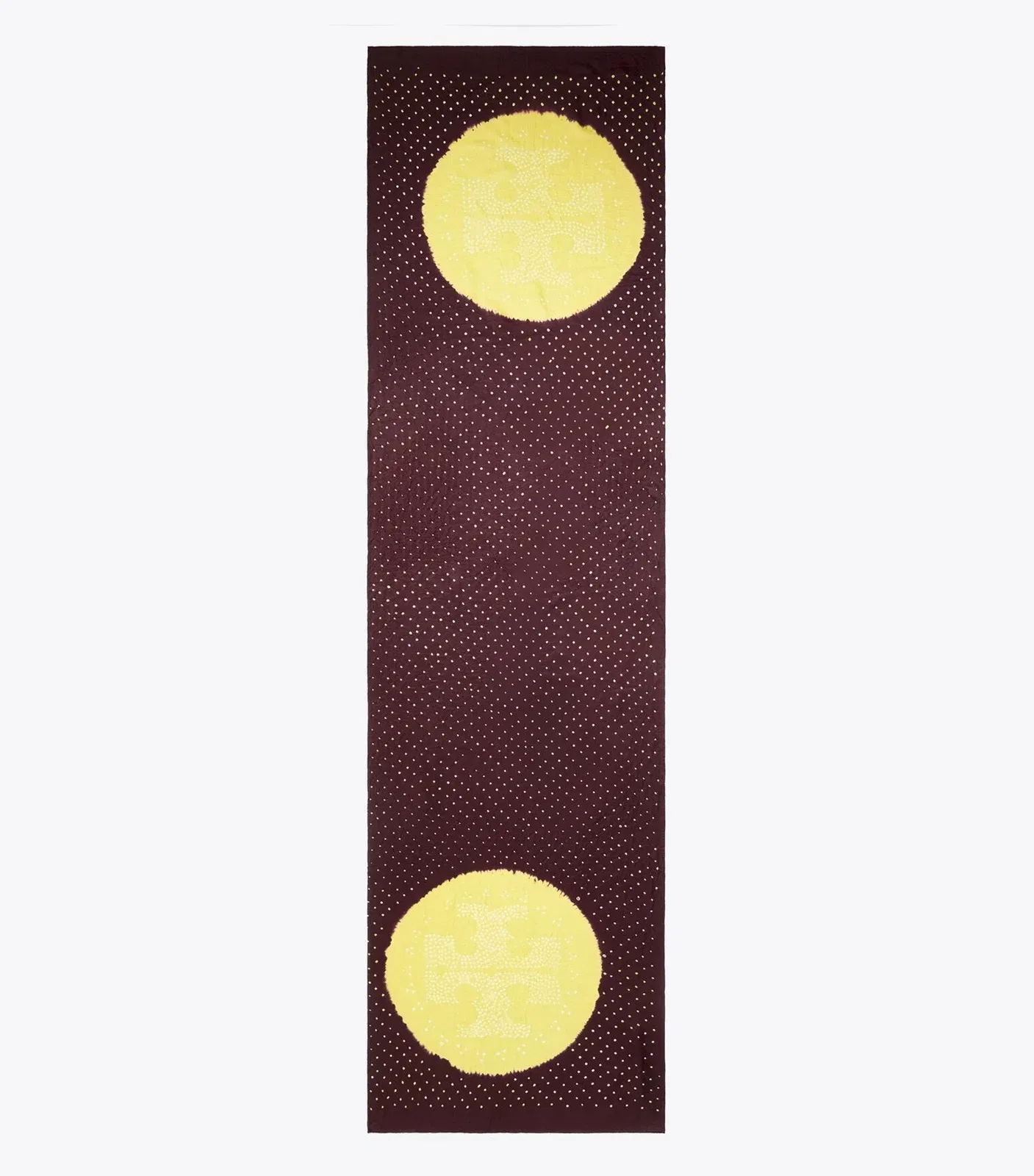 Ruched Silk Oblong Scarf