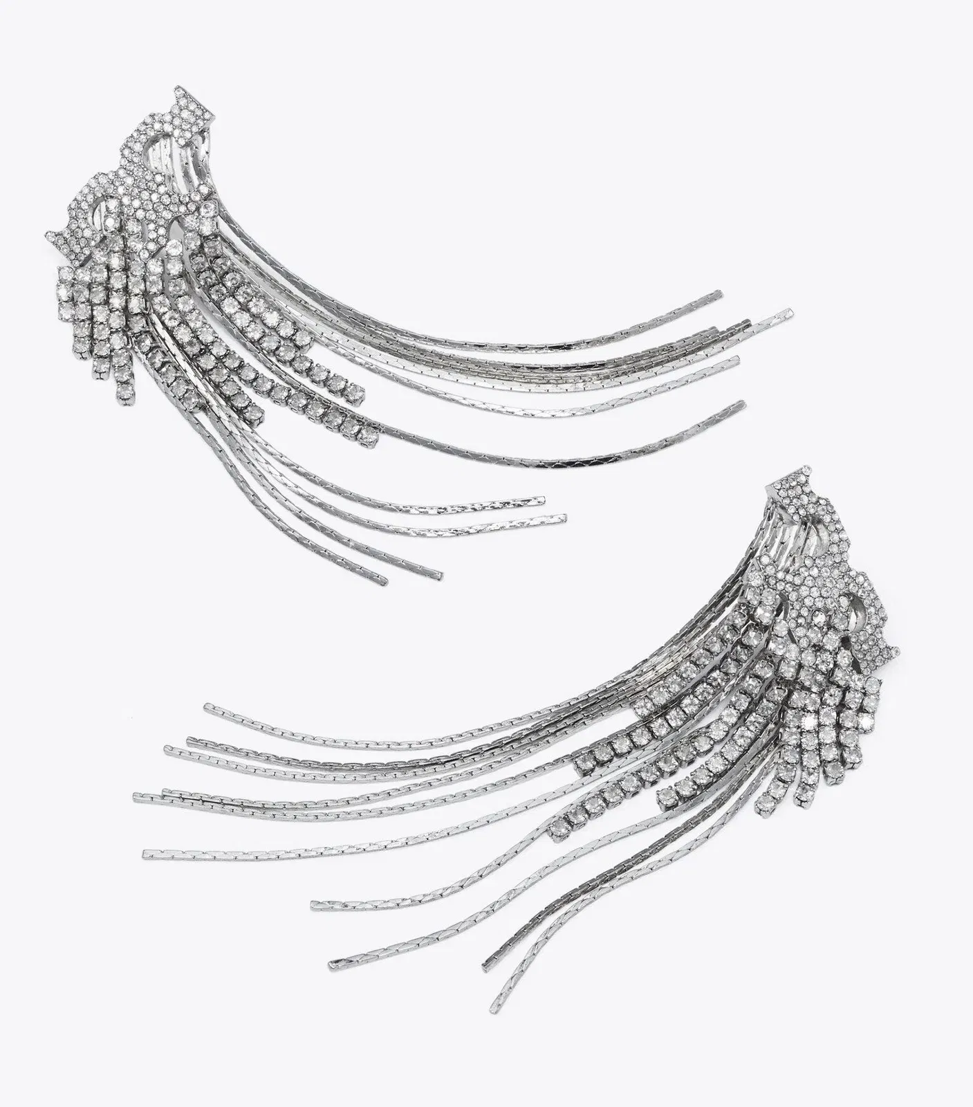 Runway Pavé Serif T Earrings