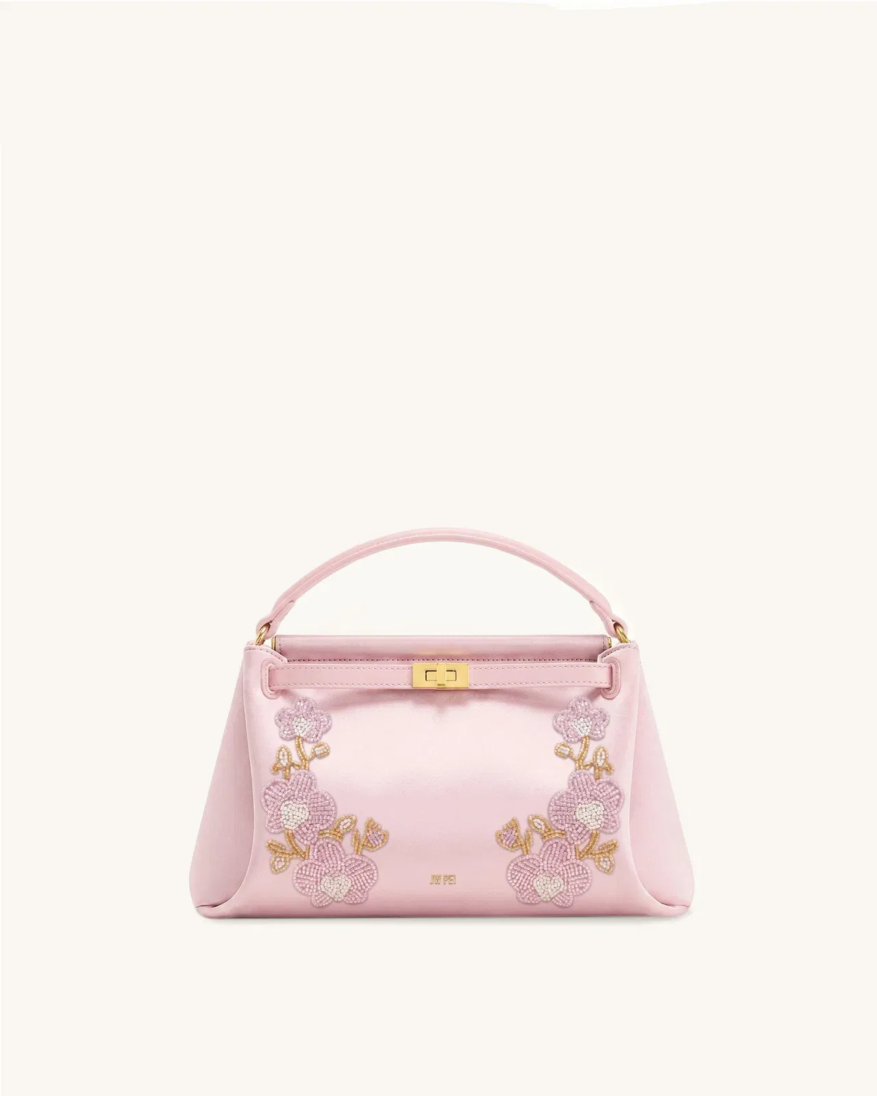 Jw Pei Carmen Beaded Orchid Top Handle Bag Light Pink