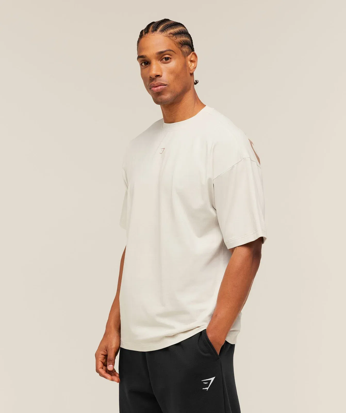 Gymshark Gymshark X Frazetta Power T-Shirt Tinted White