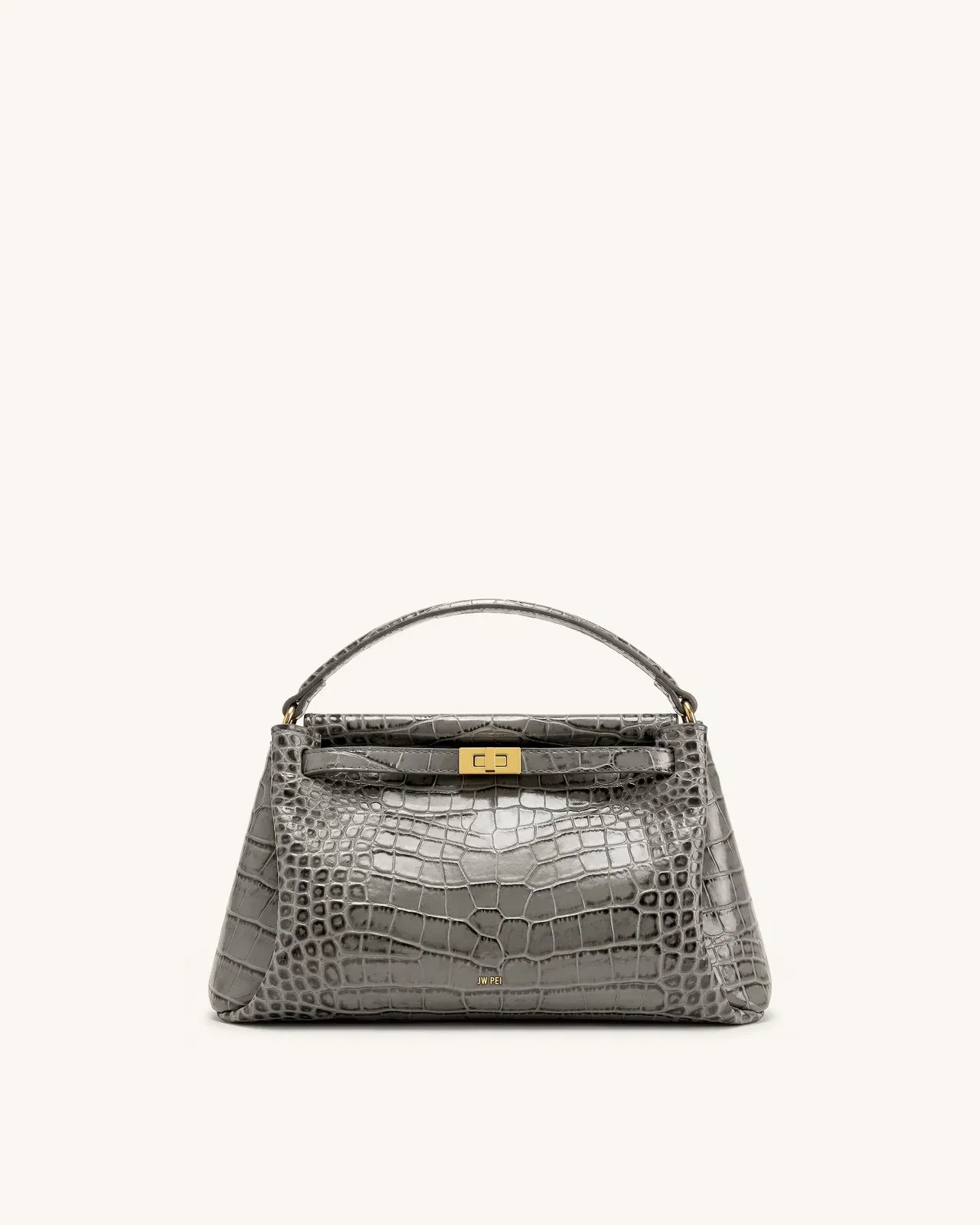 Jw Pei Carmen Top Handle Bag Grey Croc
