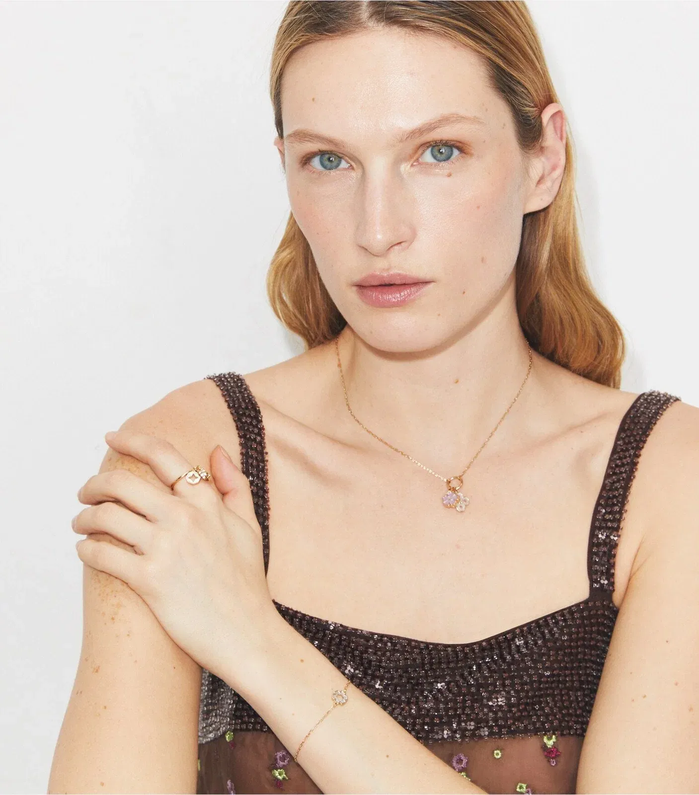 Forget Me Not Hex Bracelet