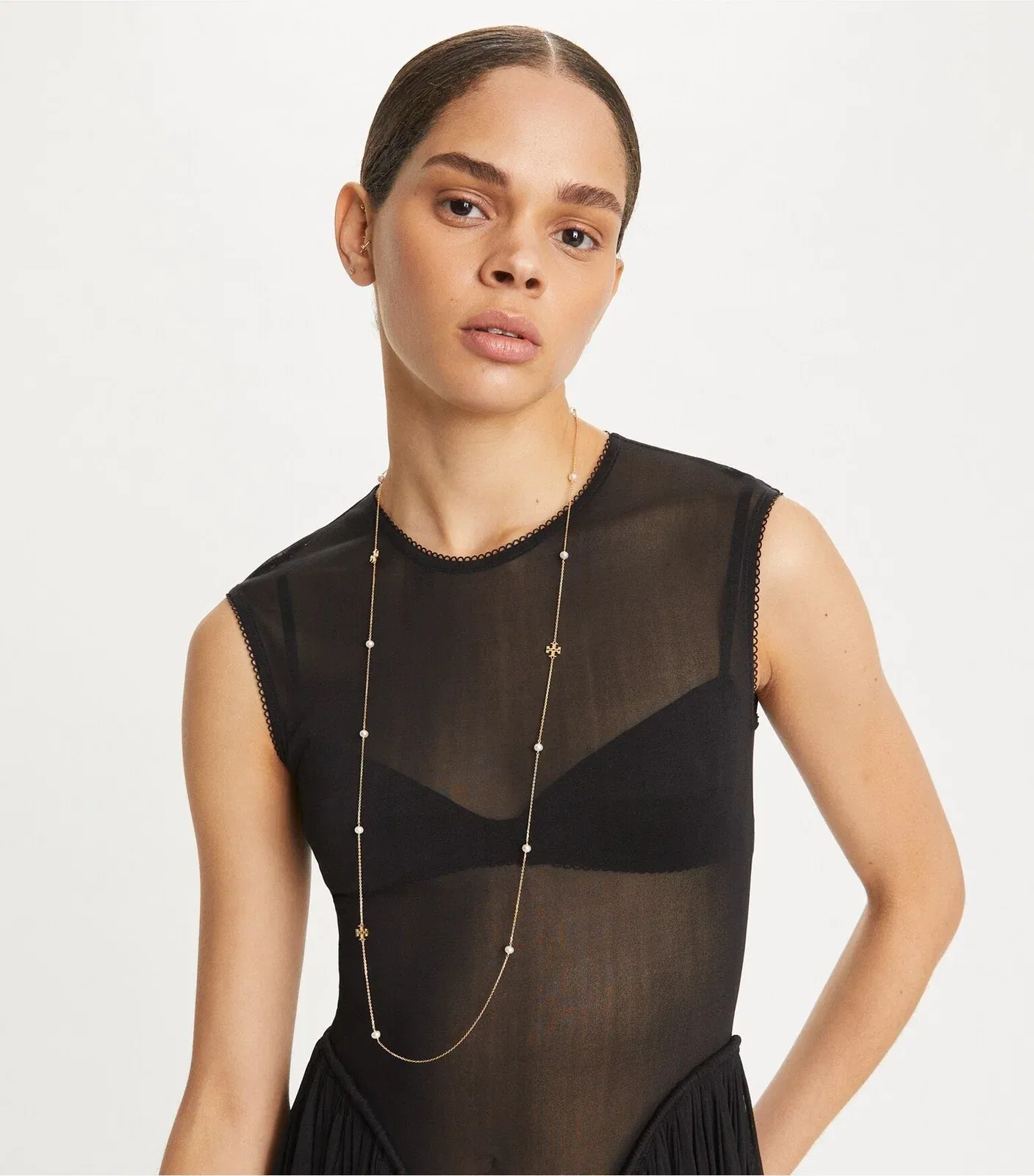 Moondance Long Pearl Necklace