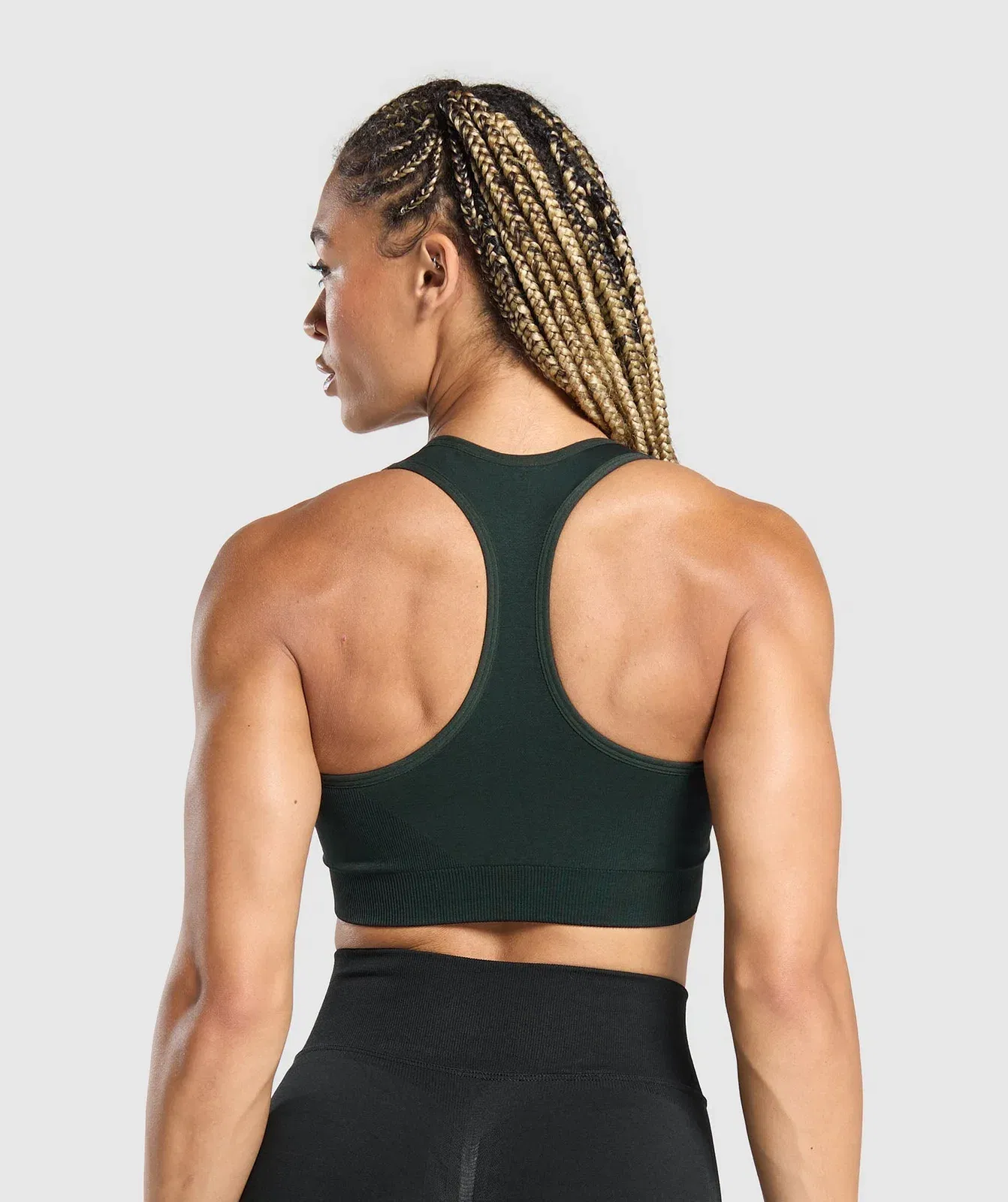 Gymshark Lift Seamless Sports Bra - Green