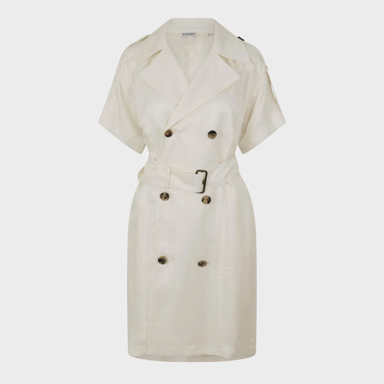 Structured Button-Through Shirt Dress