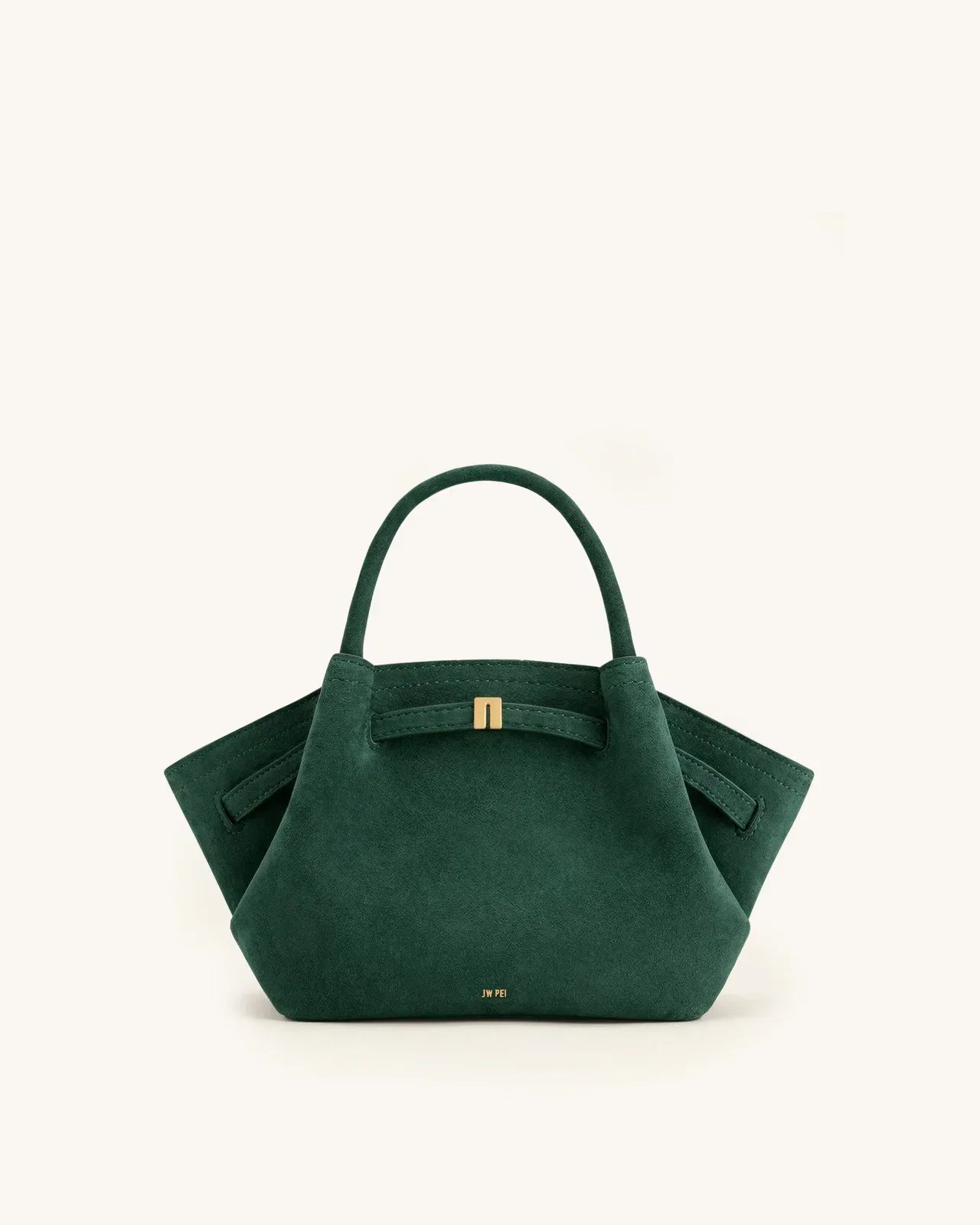 Jw Pei Hana Mini Faux Suede Tote Bag Forest Green