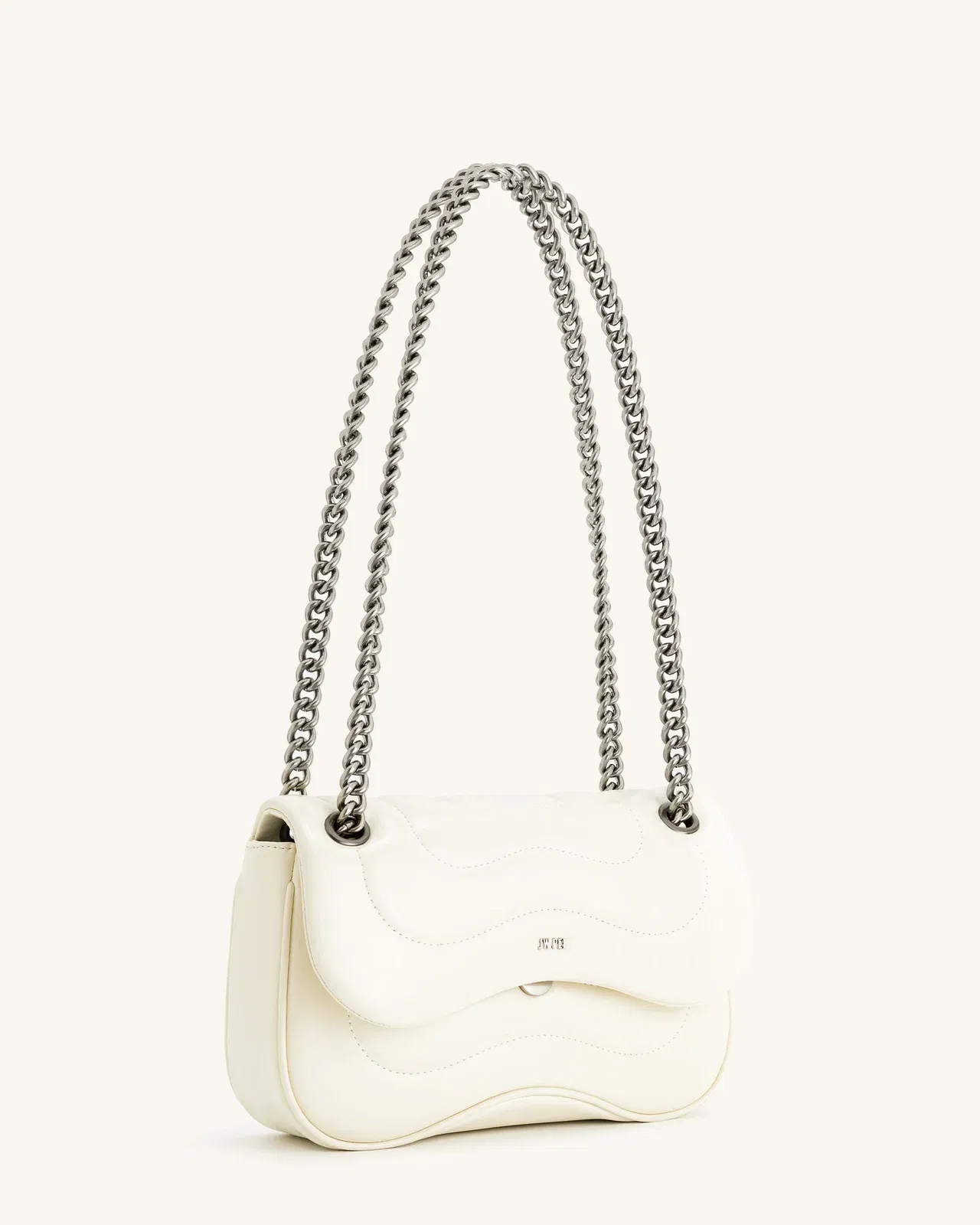 Jw Pei Tina Quilted Chain Crossbody Ivory