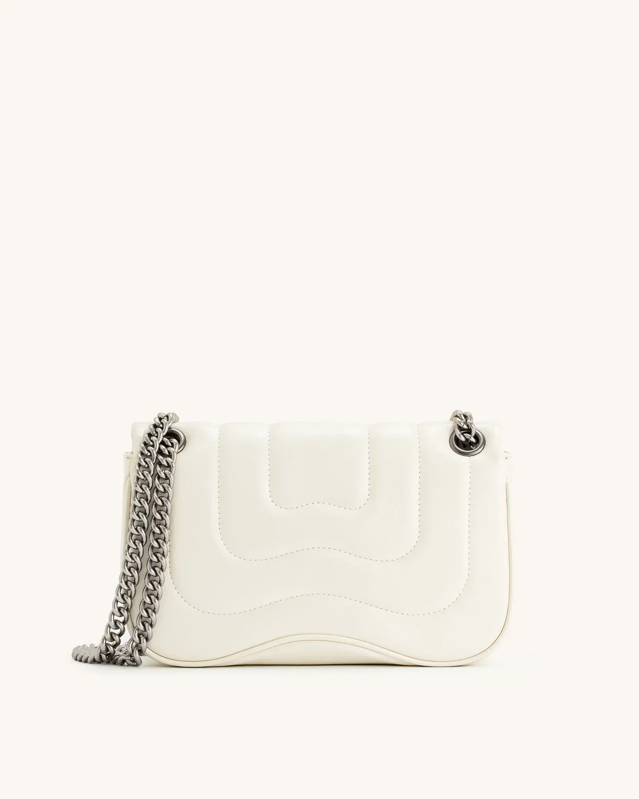 Jw Pei Tina Quilted Chain Crossbody Ivory