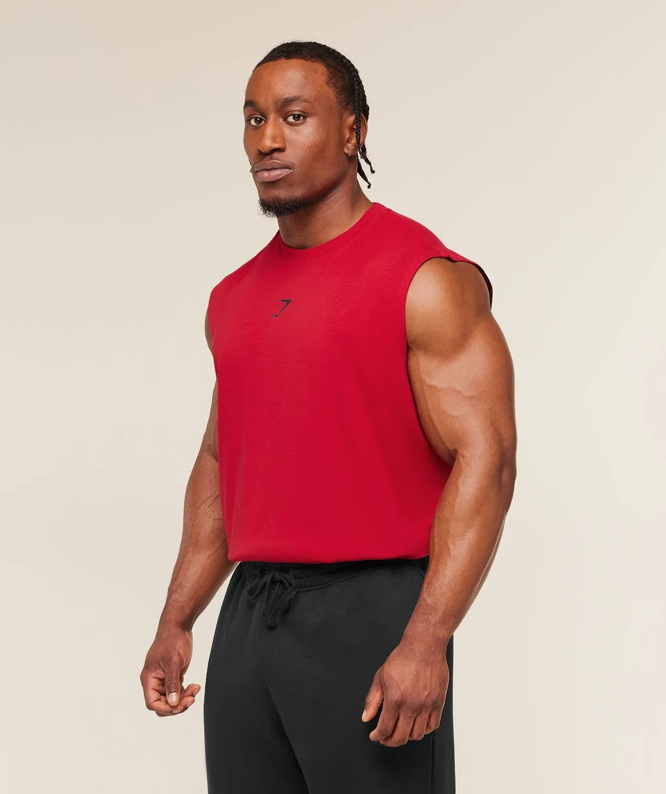Gymshark Power Cut Off Tank Conditioning Red