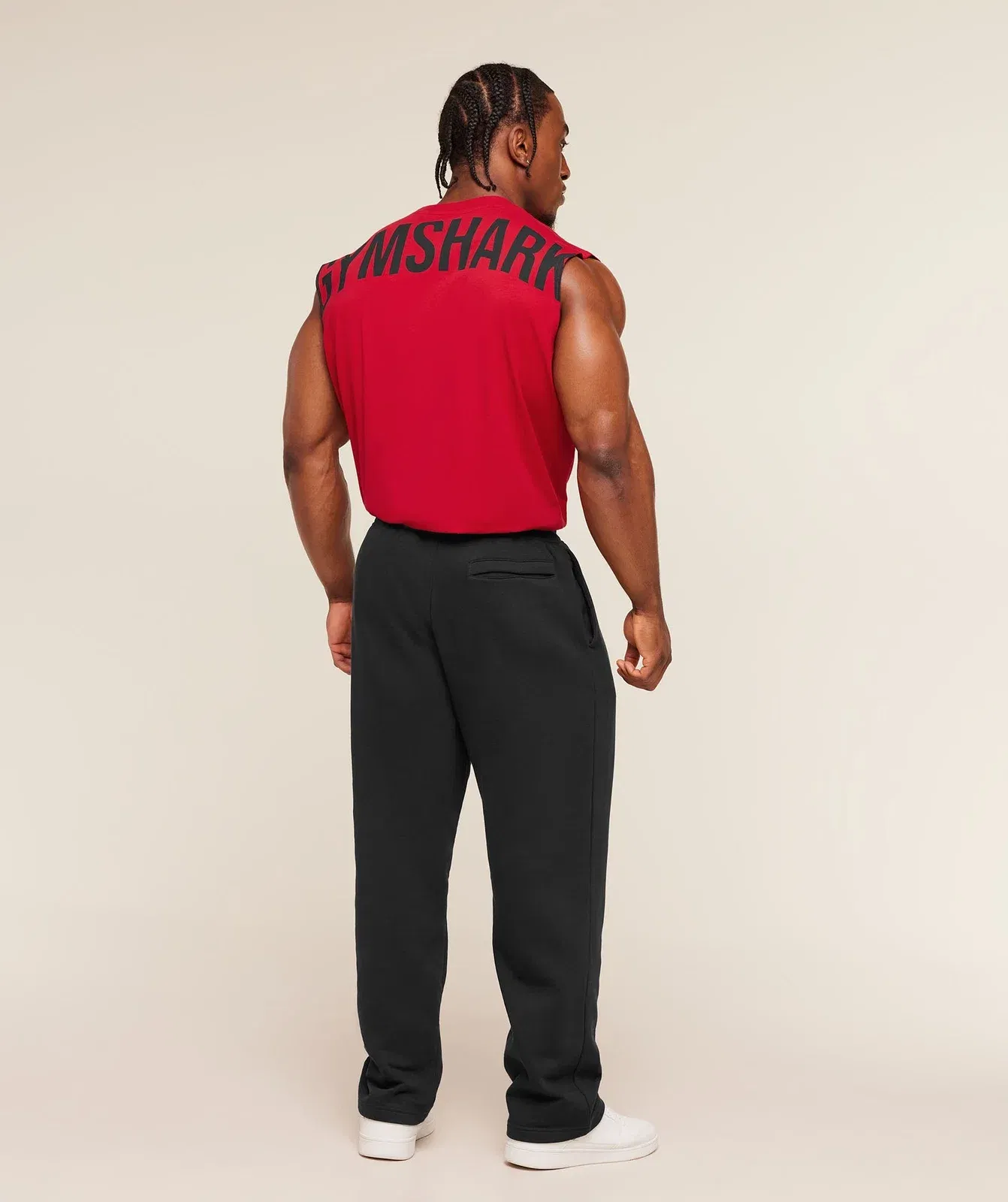 Gymshark Power Cut Off Tank Conditioning Red