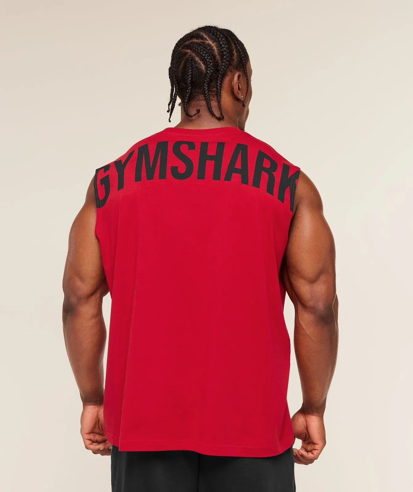 Gymshark Power Cut Off Tank Conditioning Red