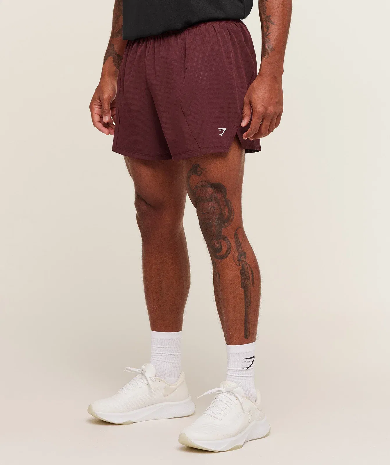 Gymshark Running 5" Shorts Rich Maroon