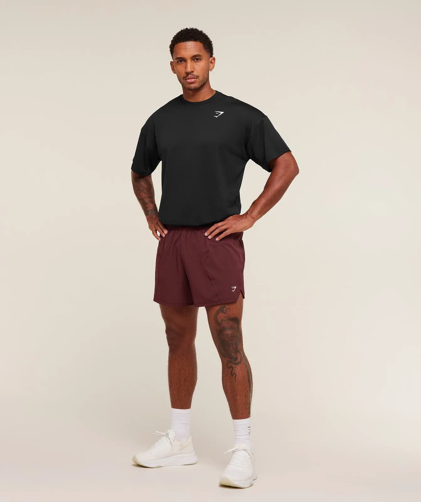 Gymshark Running 5" Shorts Rich Maroon