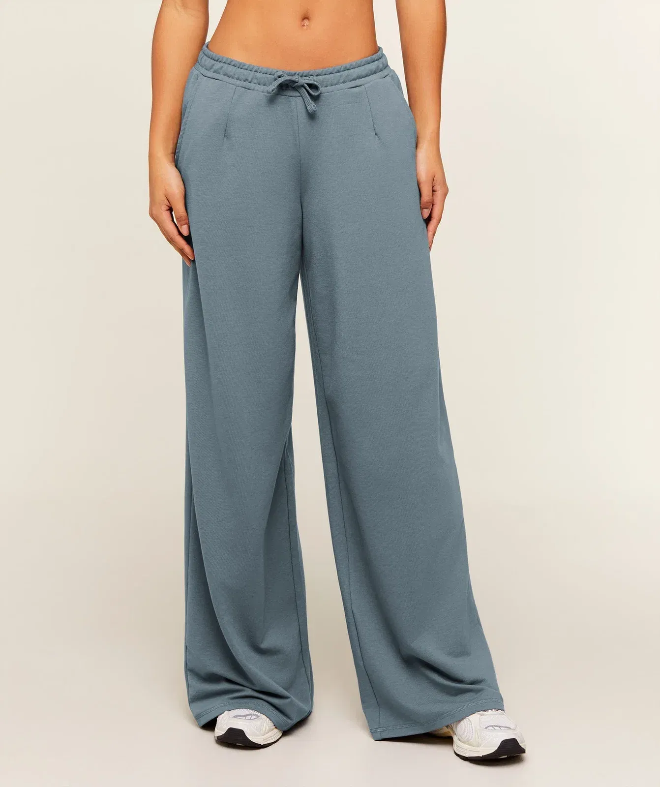 Women's Gymshark Lightweight Wide Leg Pant Tall Iron Blue