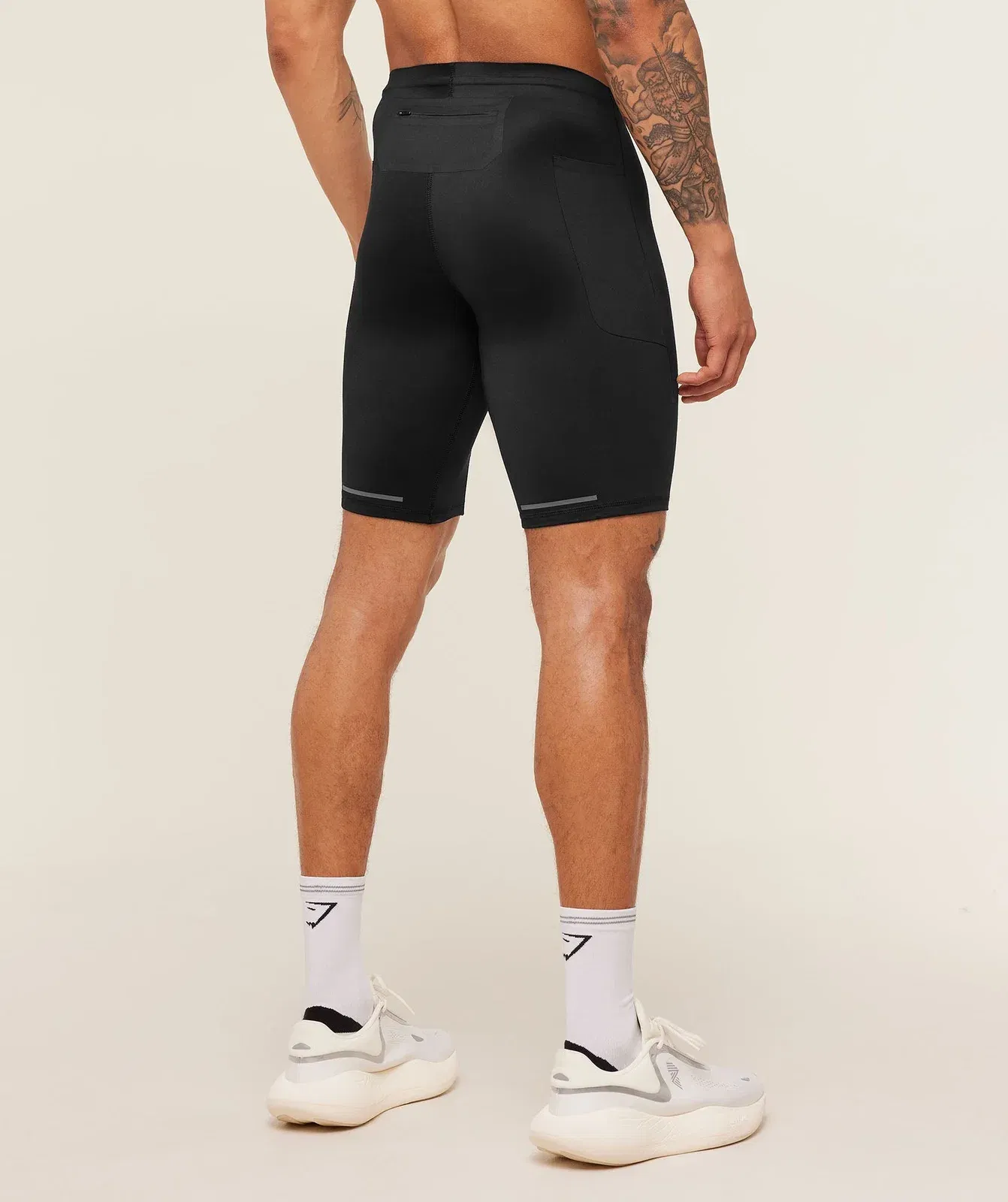 Gymshark Running Elite Race Half Tight Black