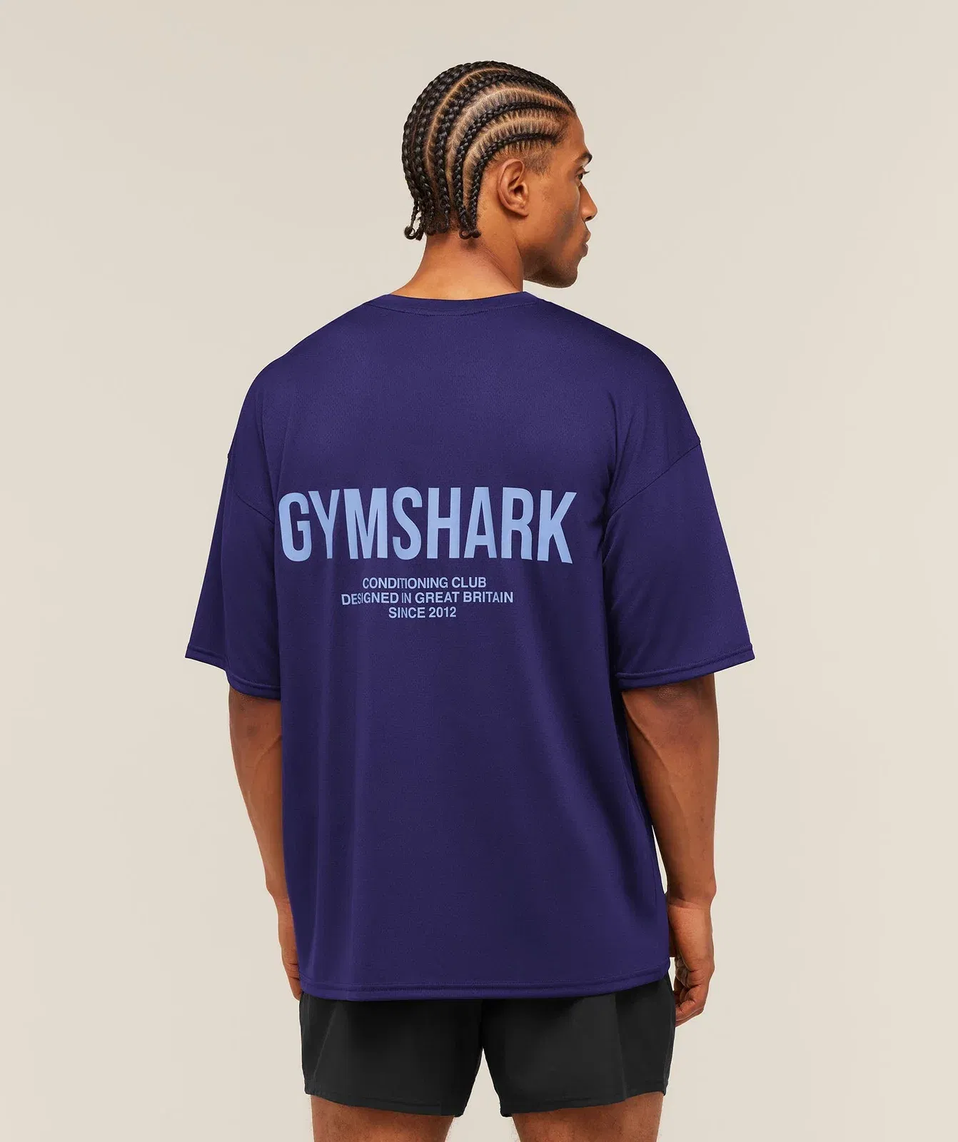 Gymshark Conditioning Club Oversized T-Shirt Indigo Purple