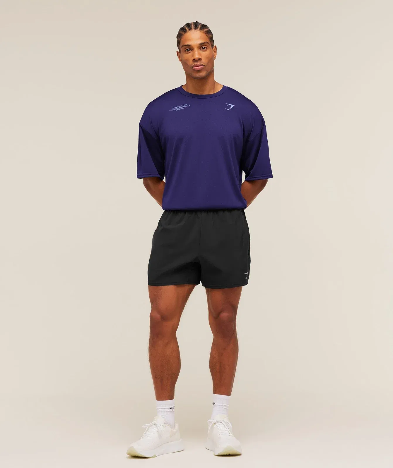 Gymshark Conditioning Club Oversized T-Shirt Indigo Purple