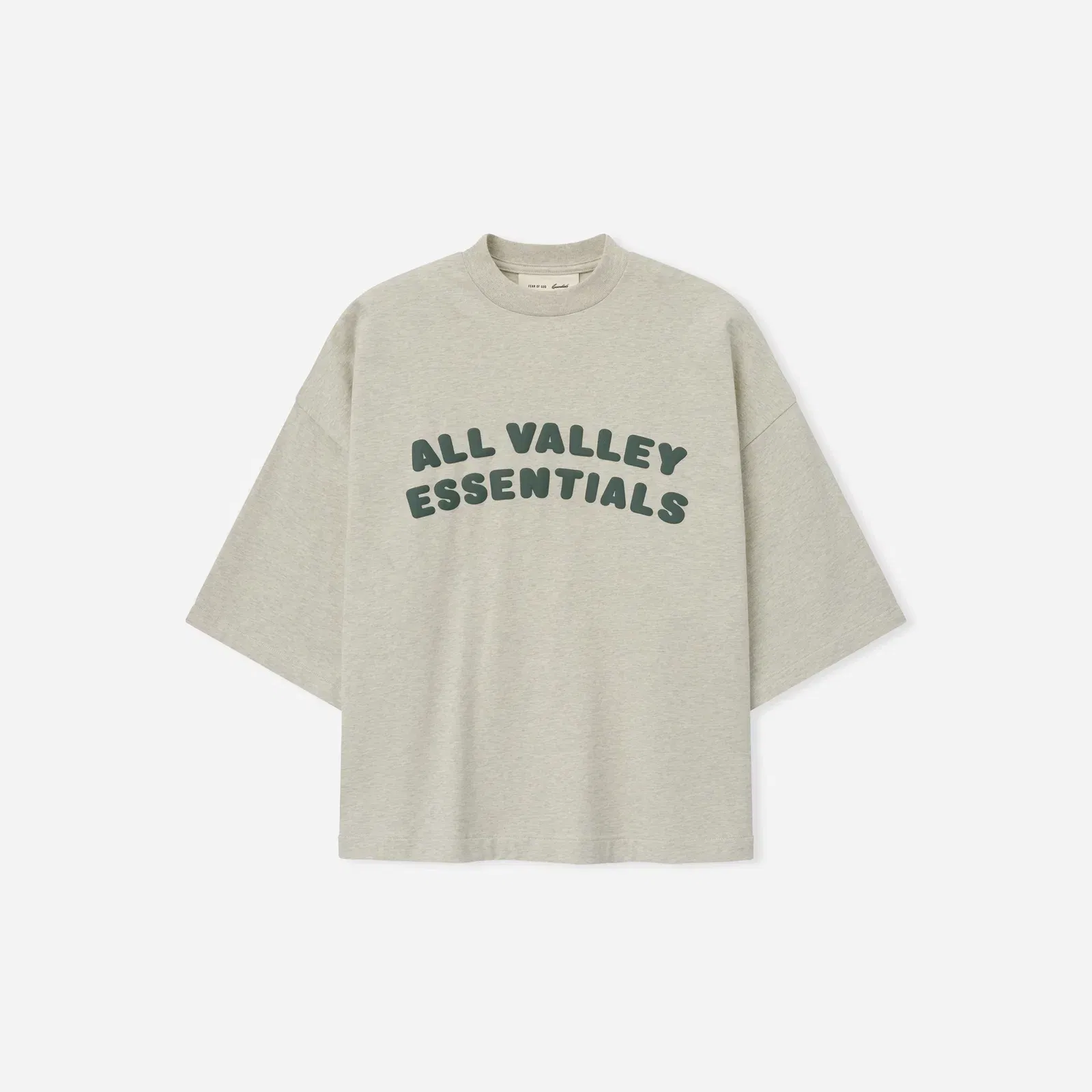 Fear Of God Essentials Merch T-Shirt Boxy Fit Vanilla Heather