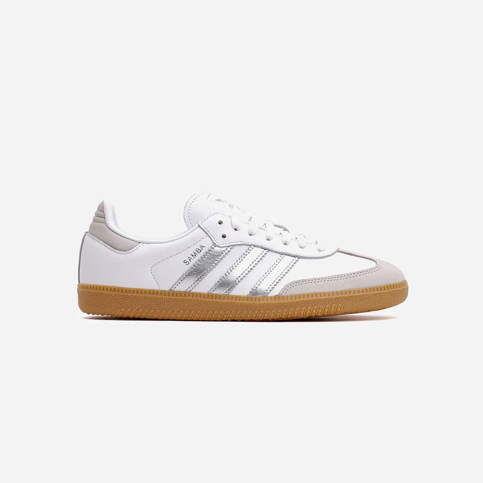 Adidas Samba OG White Silver Metallic Grey (Women's)