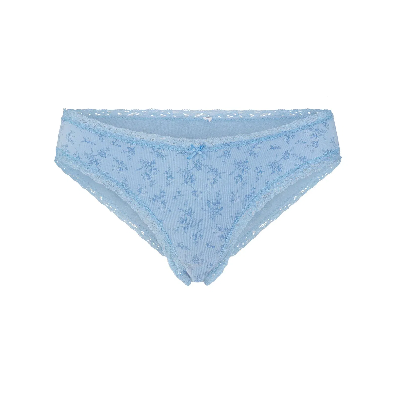 Lightweight Cotton Lace Brief