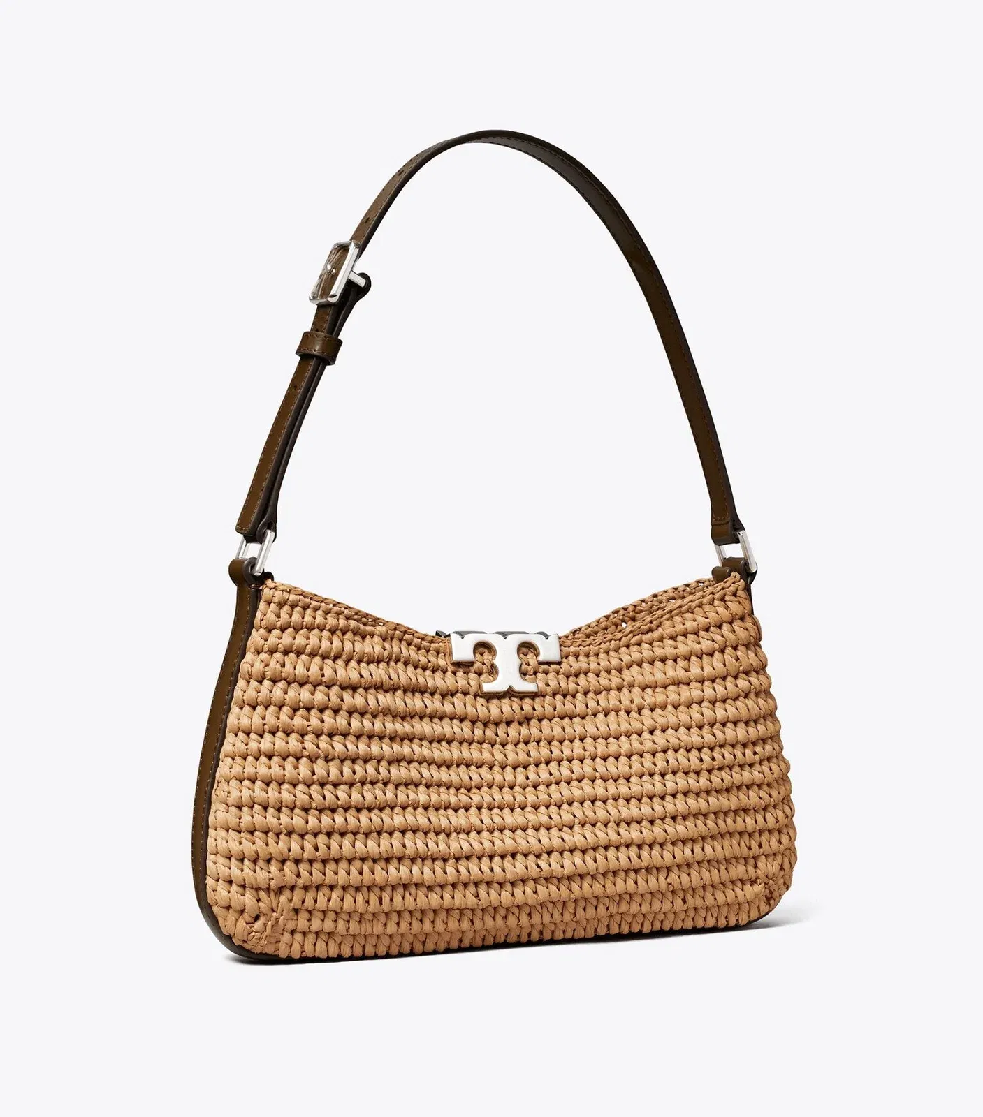 Eleanor Raffia Slim Shoulder Bag