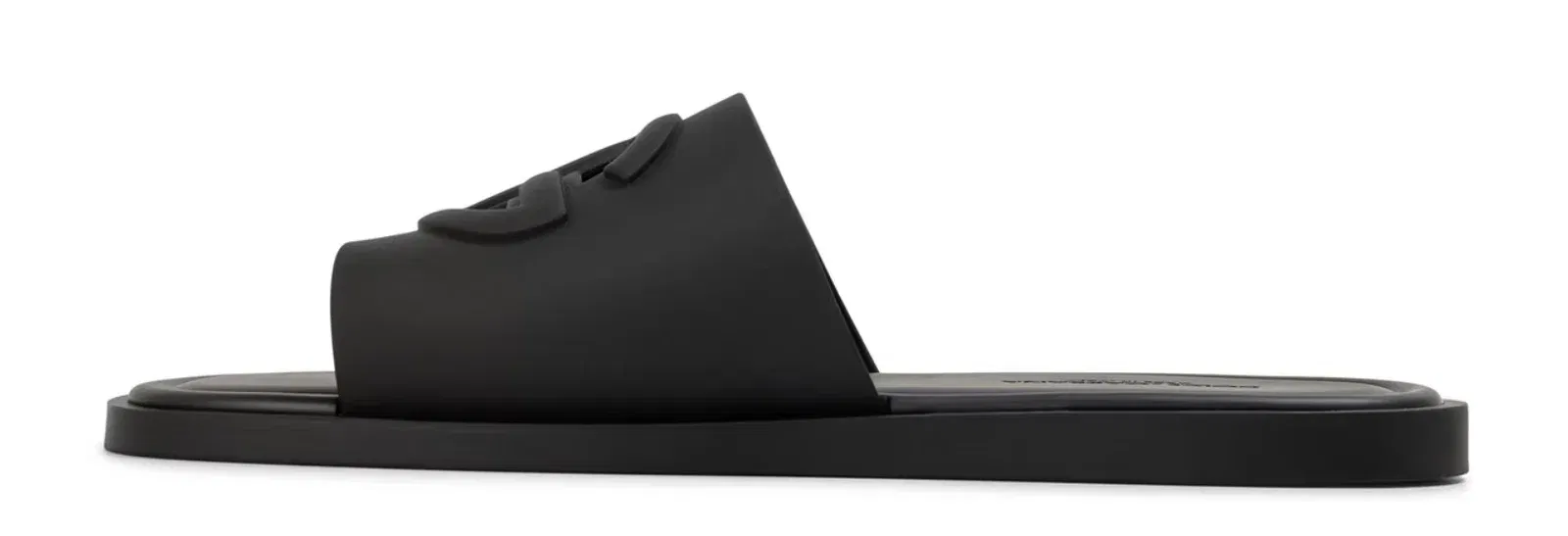 Dolce and Gabbana DG Rubber Cut Slide Sn63