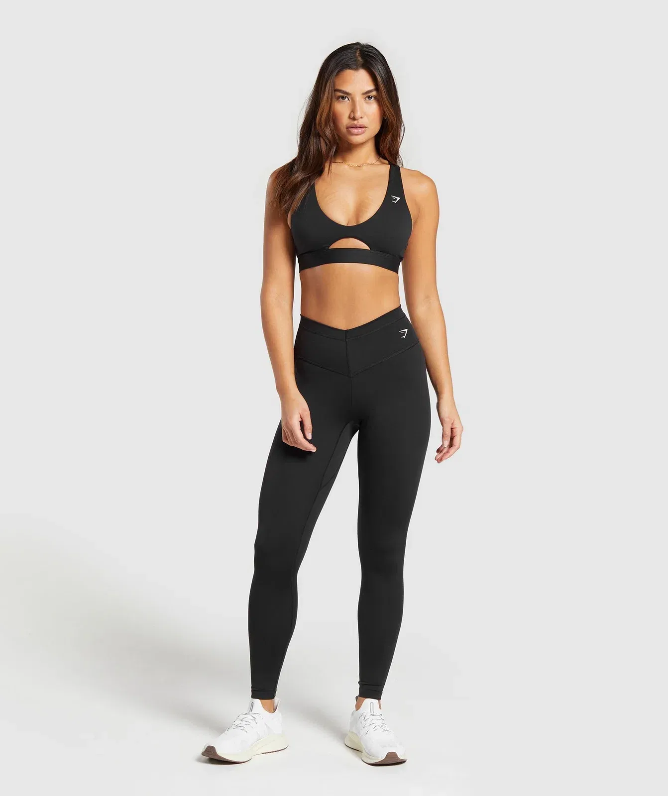 Gymshark Peek A Boo Sports Bra - Black