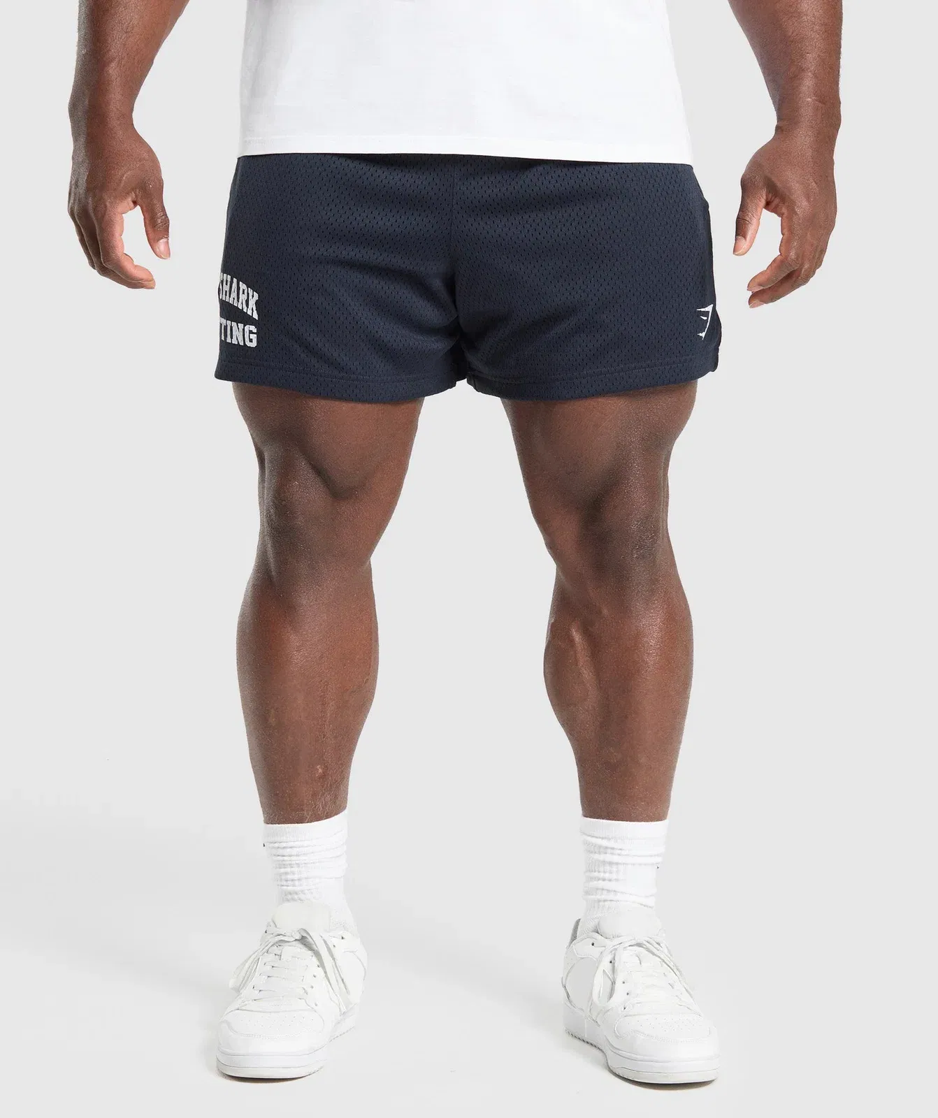 Gymshark Lifting Mesh 5" Shorts - Heavy Blue