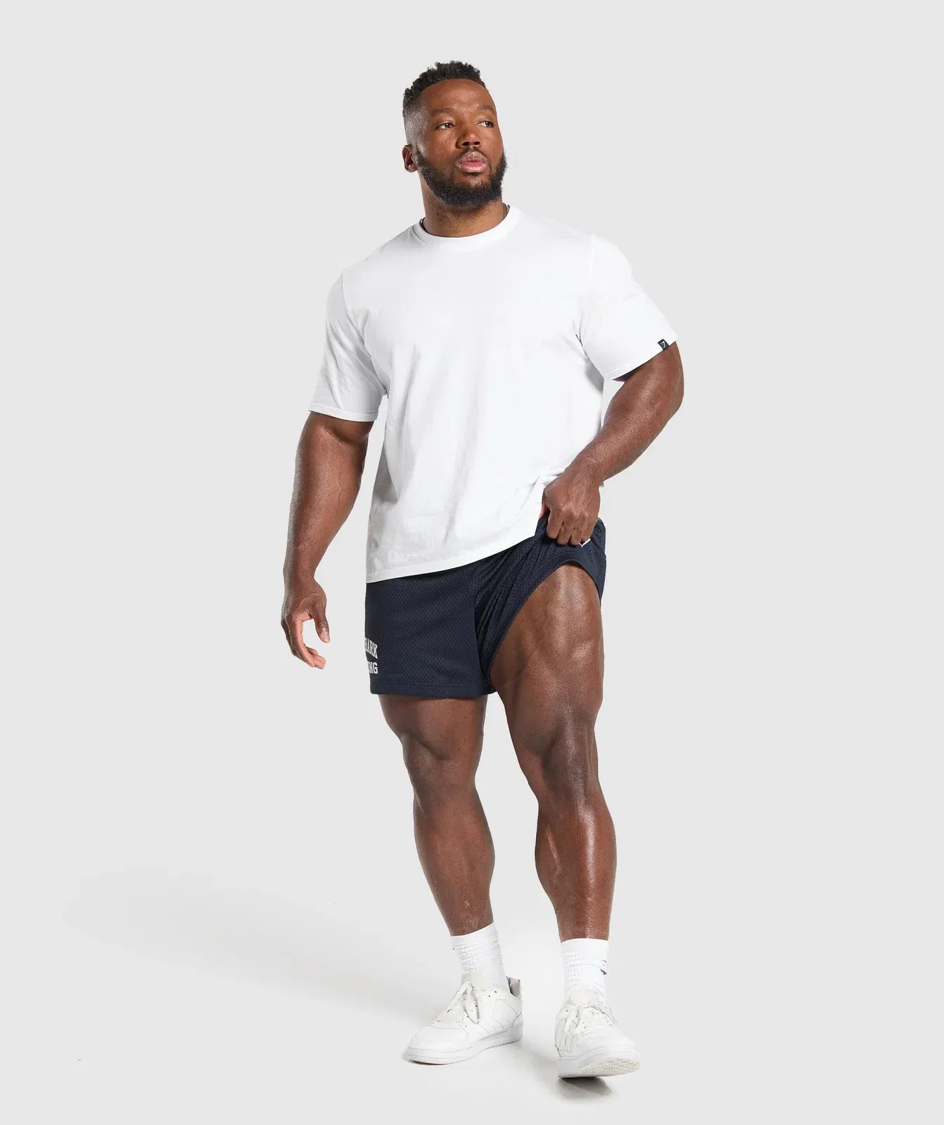 Gymshark Lifting Mesh 5" Shorts - Heavy Blue