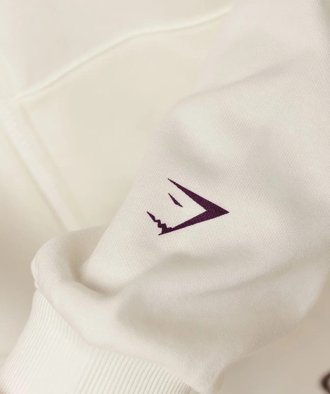 Gymshark GSLC Graphic Zip Up Hoodie - Soft White