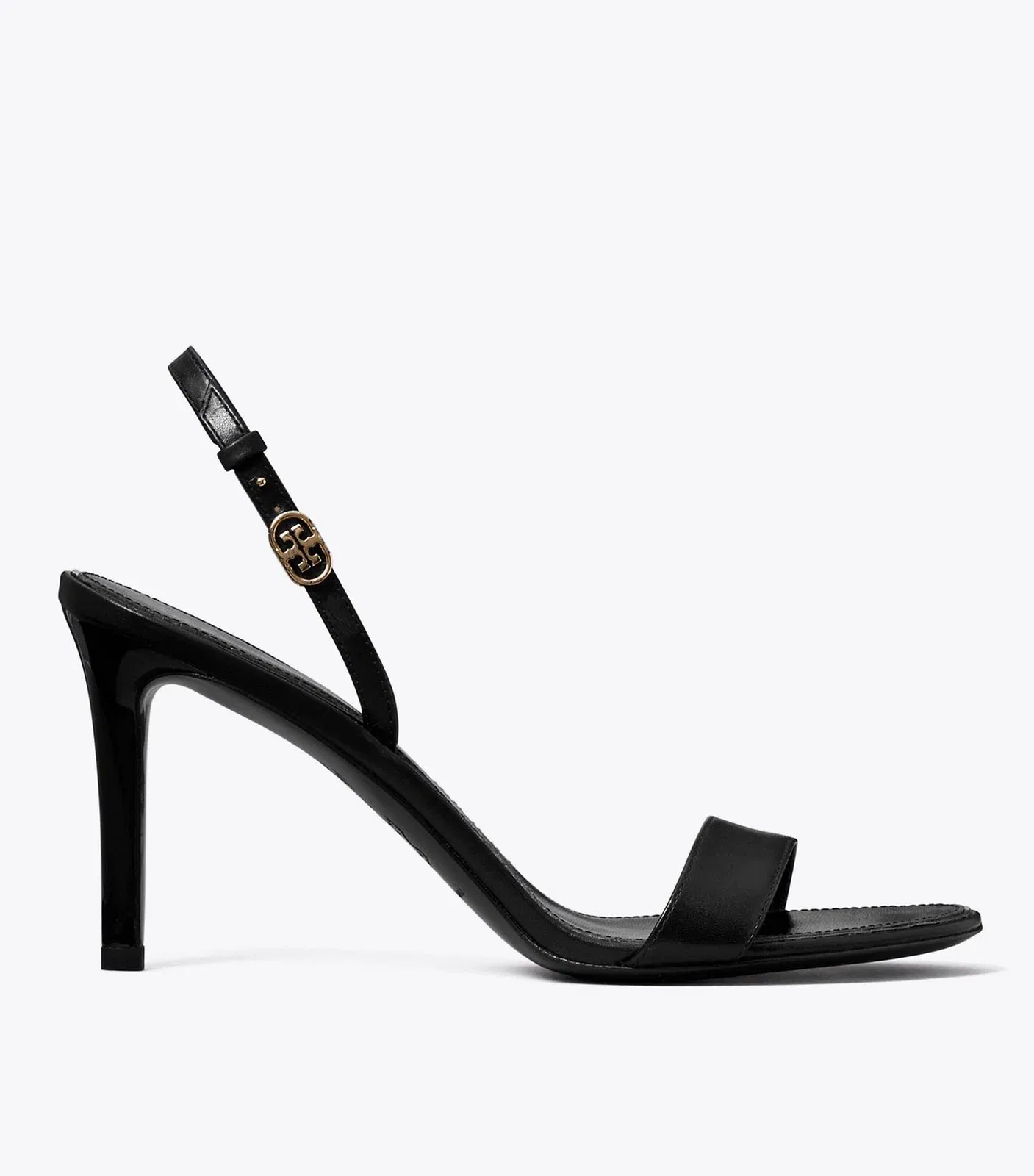 Double T Buckle Heeled Sandal