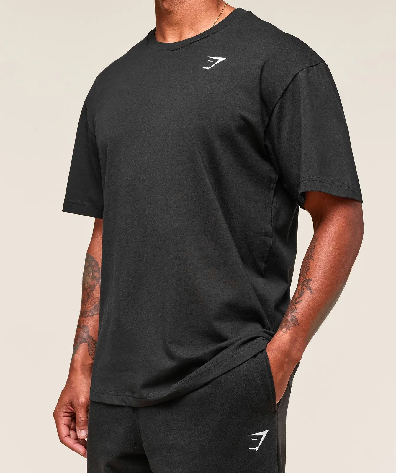 Gymshark Essential Oversized T-Shirt - Black