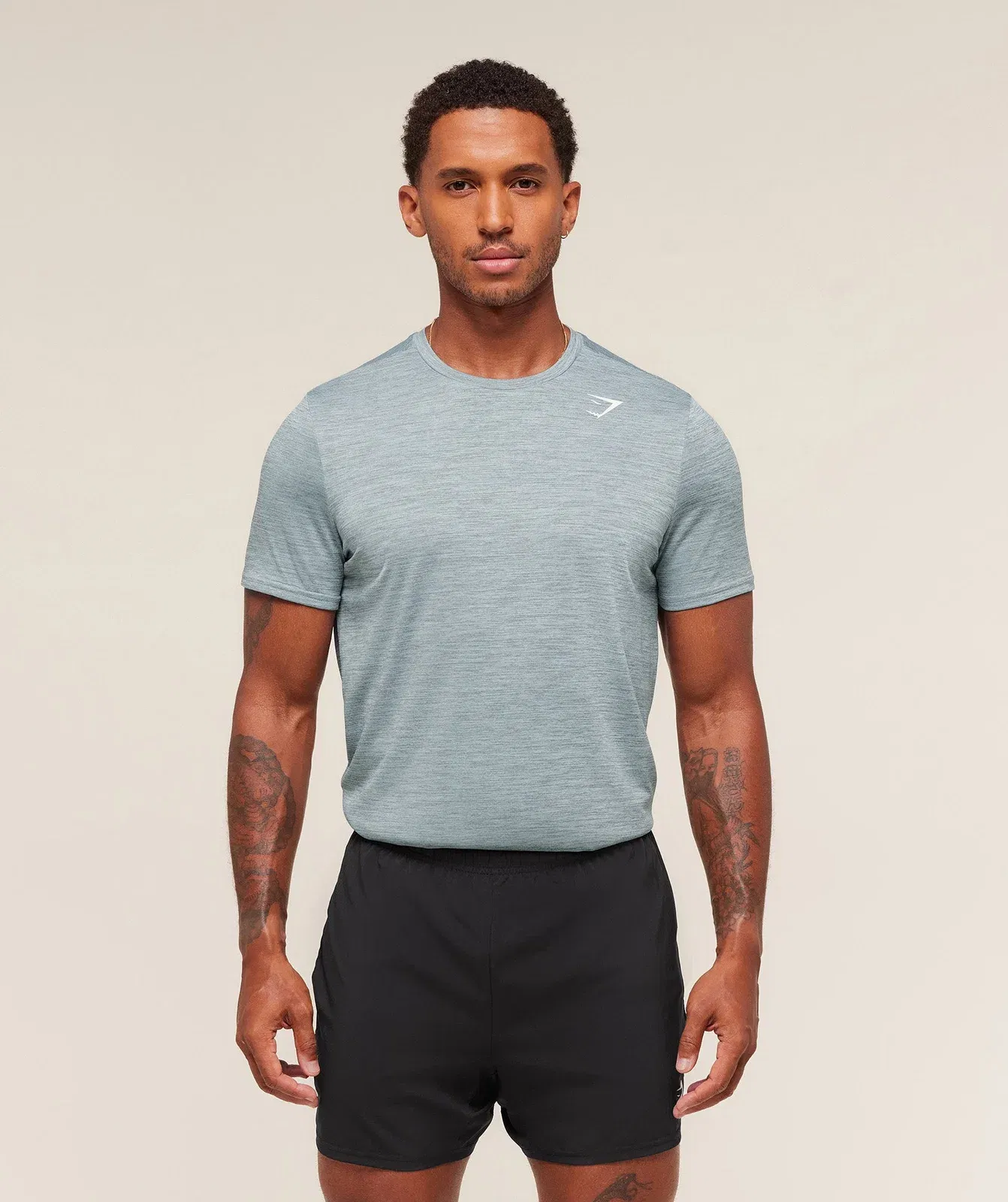 Gymshark Arrival T-Shirt - Smoke Blue/Denim Grey