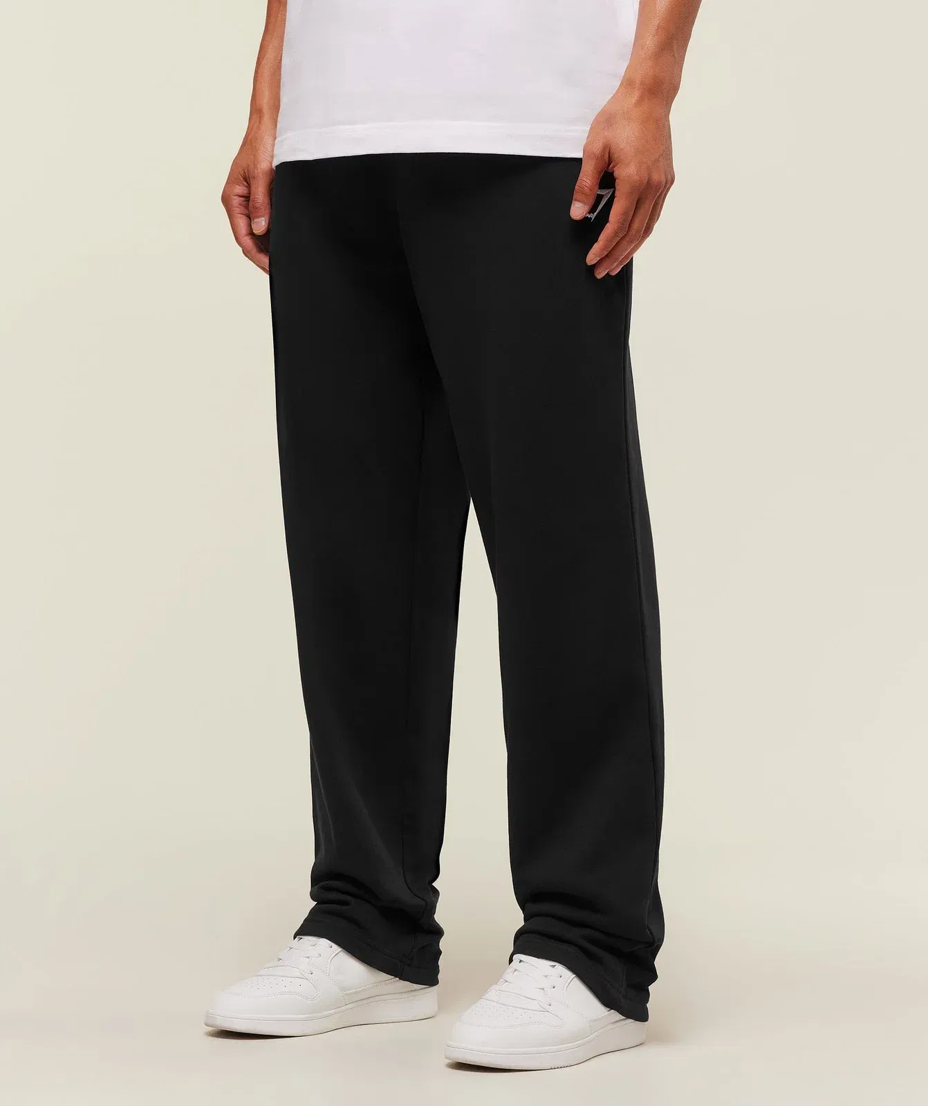 Gymshark Crest Straight Leg Jogger Tall - Black