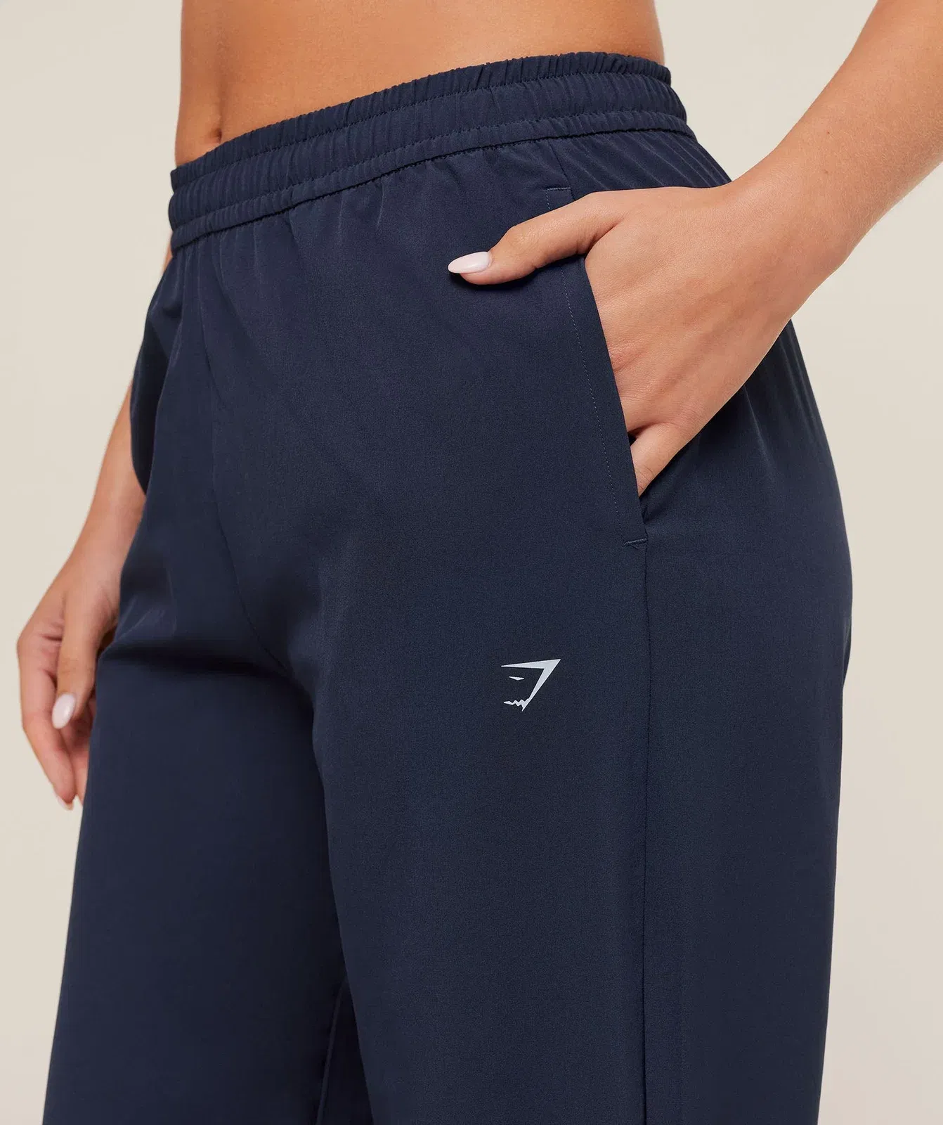 Gymshark Woven Track Straight Leg Pant - Heavy Blue