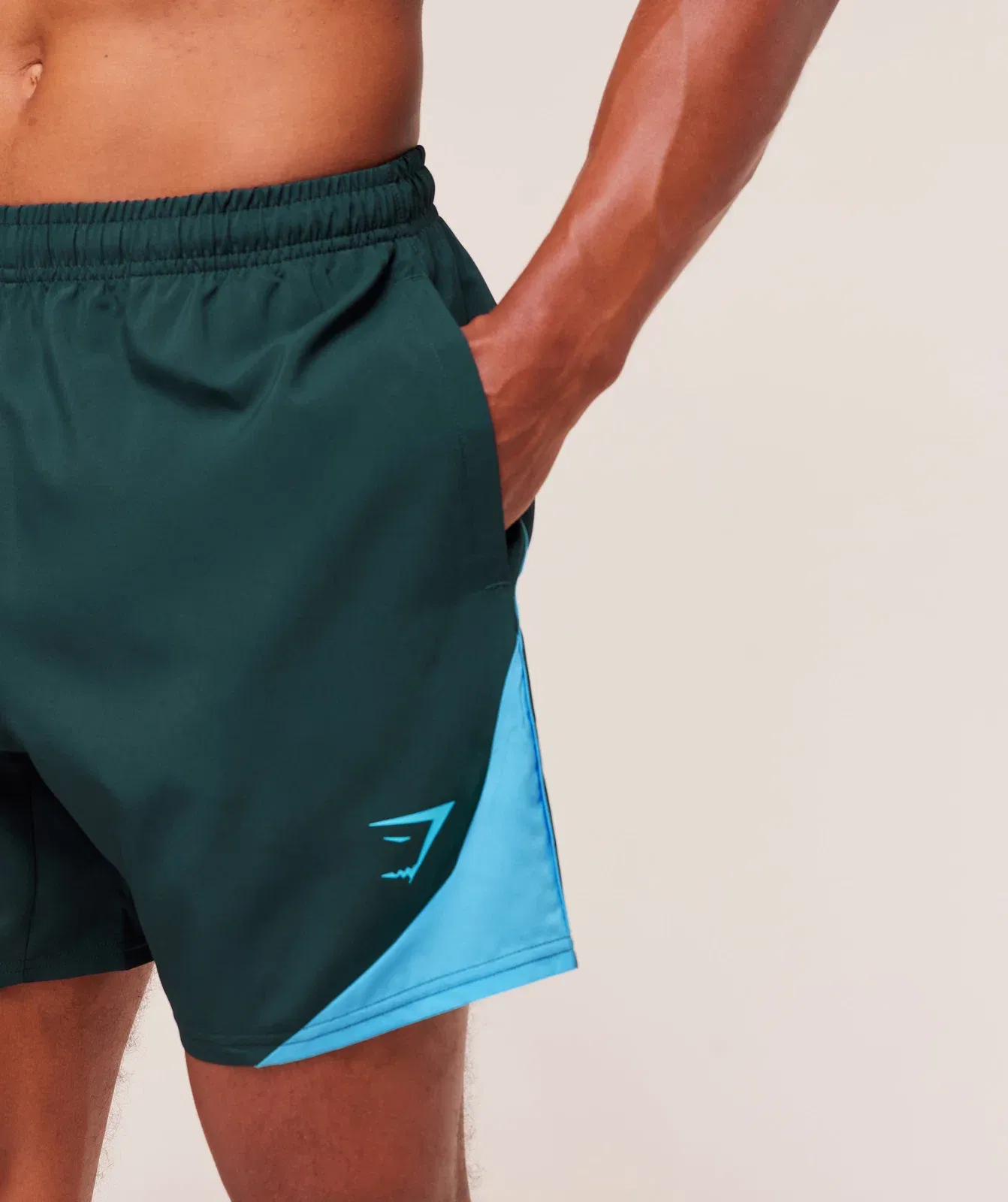 Gymshark Arrival Block 6" Shorts - Deep Petrol Blue