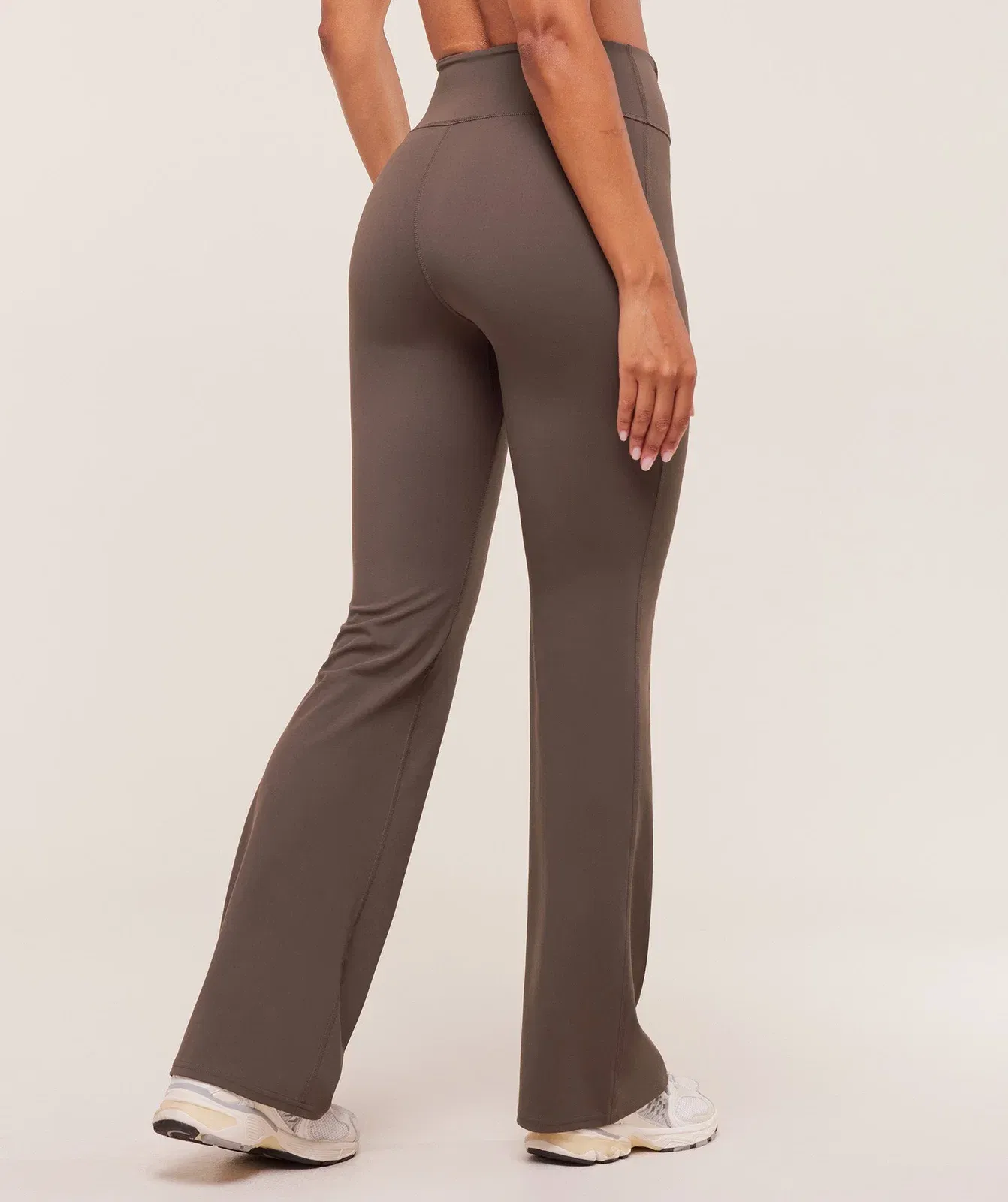 Gymshark Twist Front Straight Leg Legging - Walnut Brown