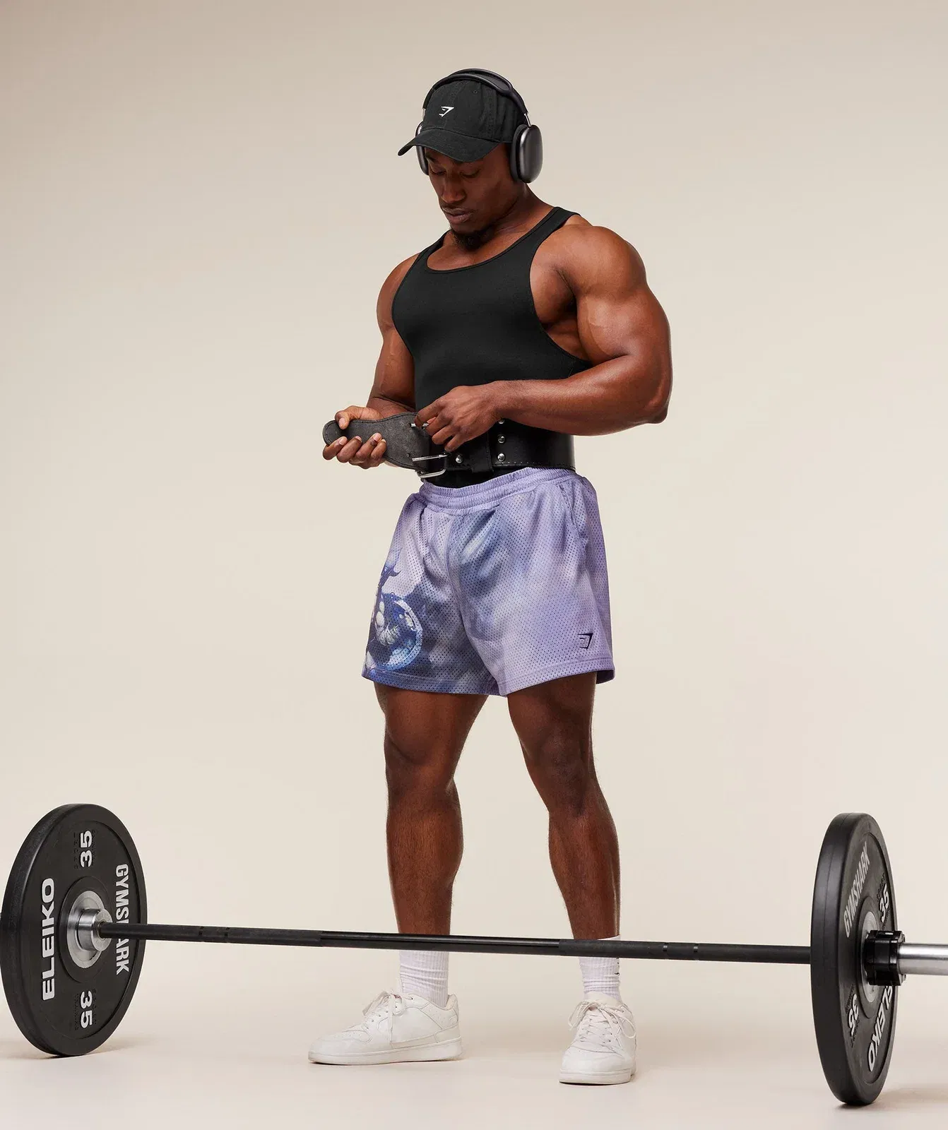Gymshark Power x Frazetta Graphic Shorts - Steady Purple