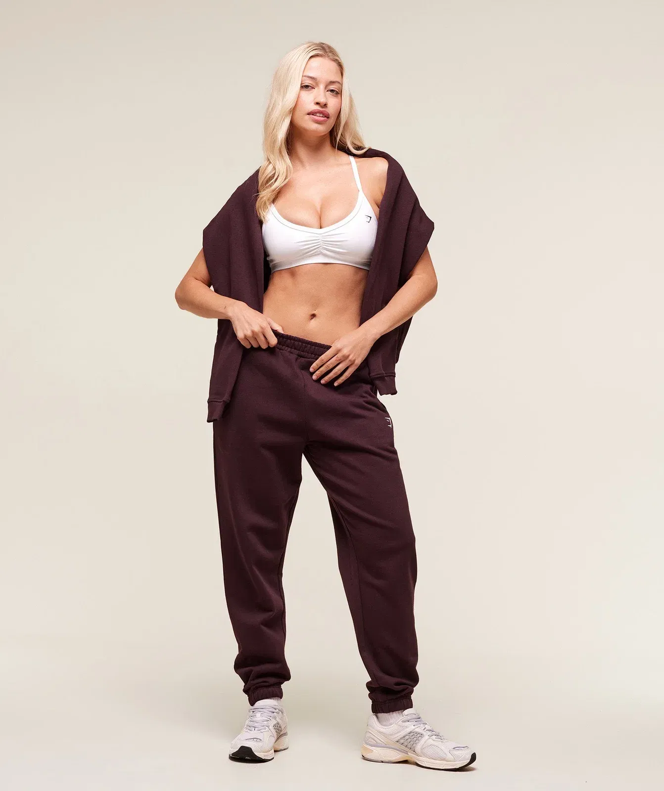 Gymshark Training Fleece Joggers - Cherry Purple