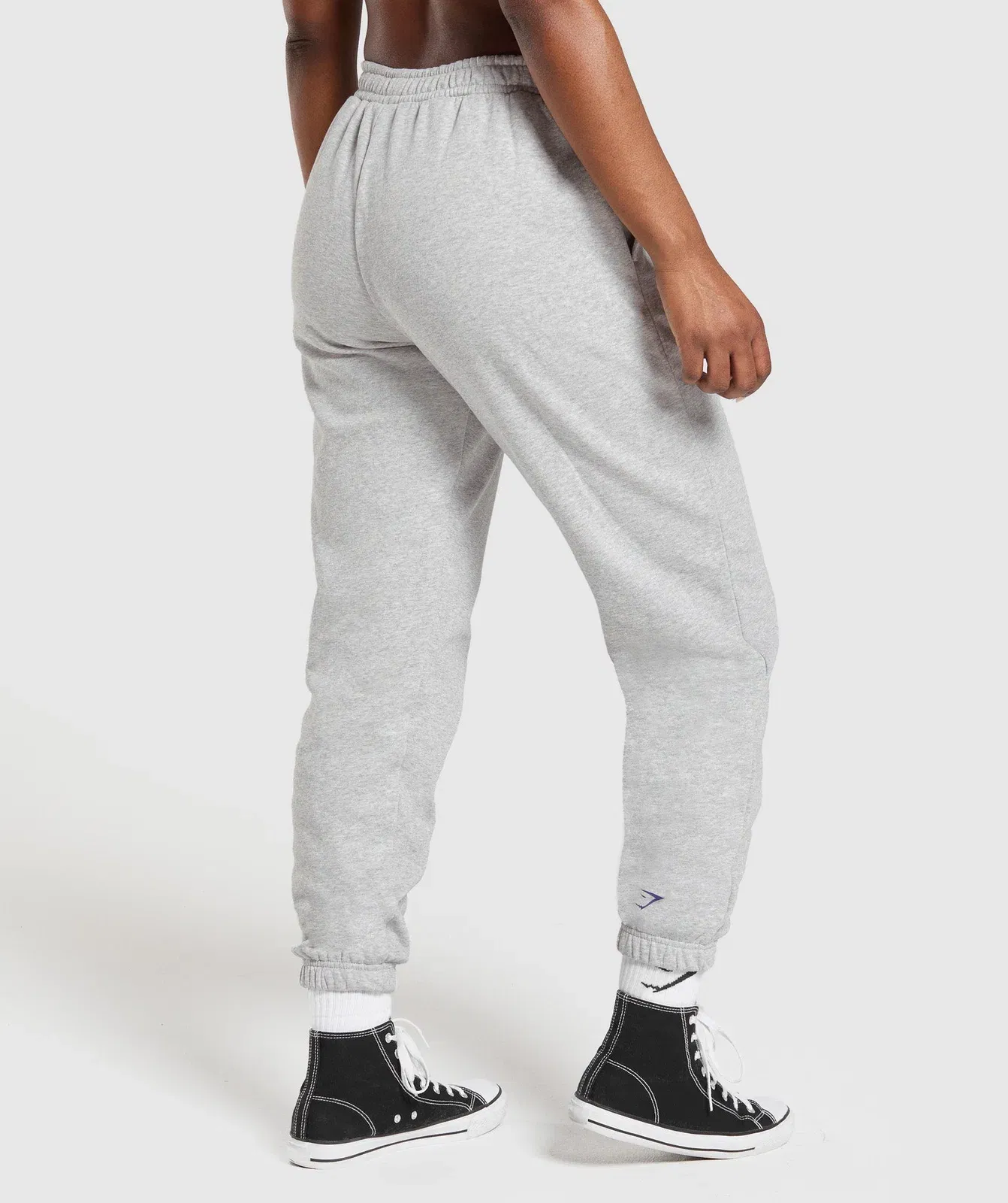 Gymshark Heavy Duty Graphic Loopback Jogger - Light Grey Core Marl