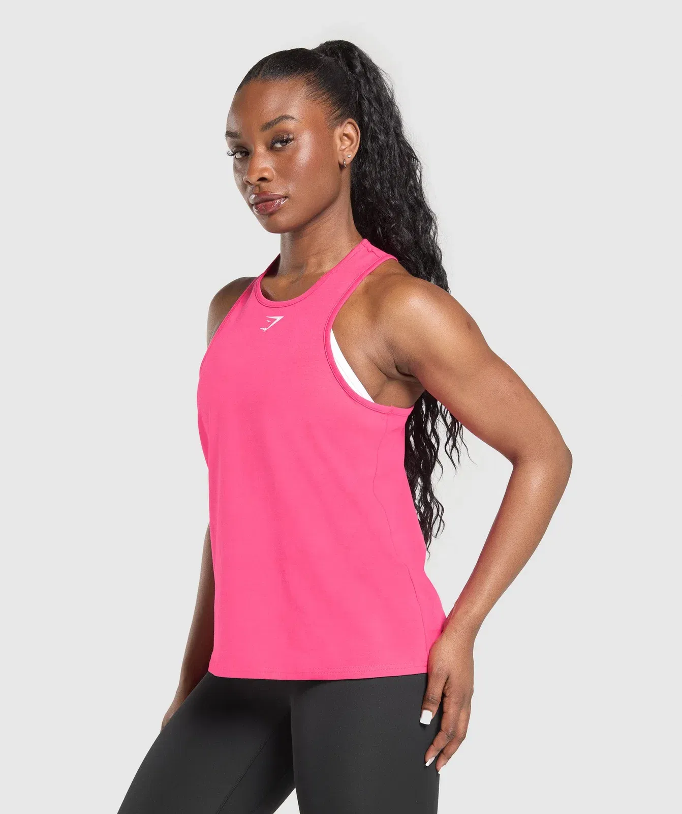 Gymshark Training Cotton Tank - Freak Out Pink