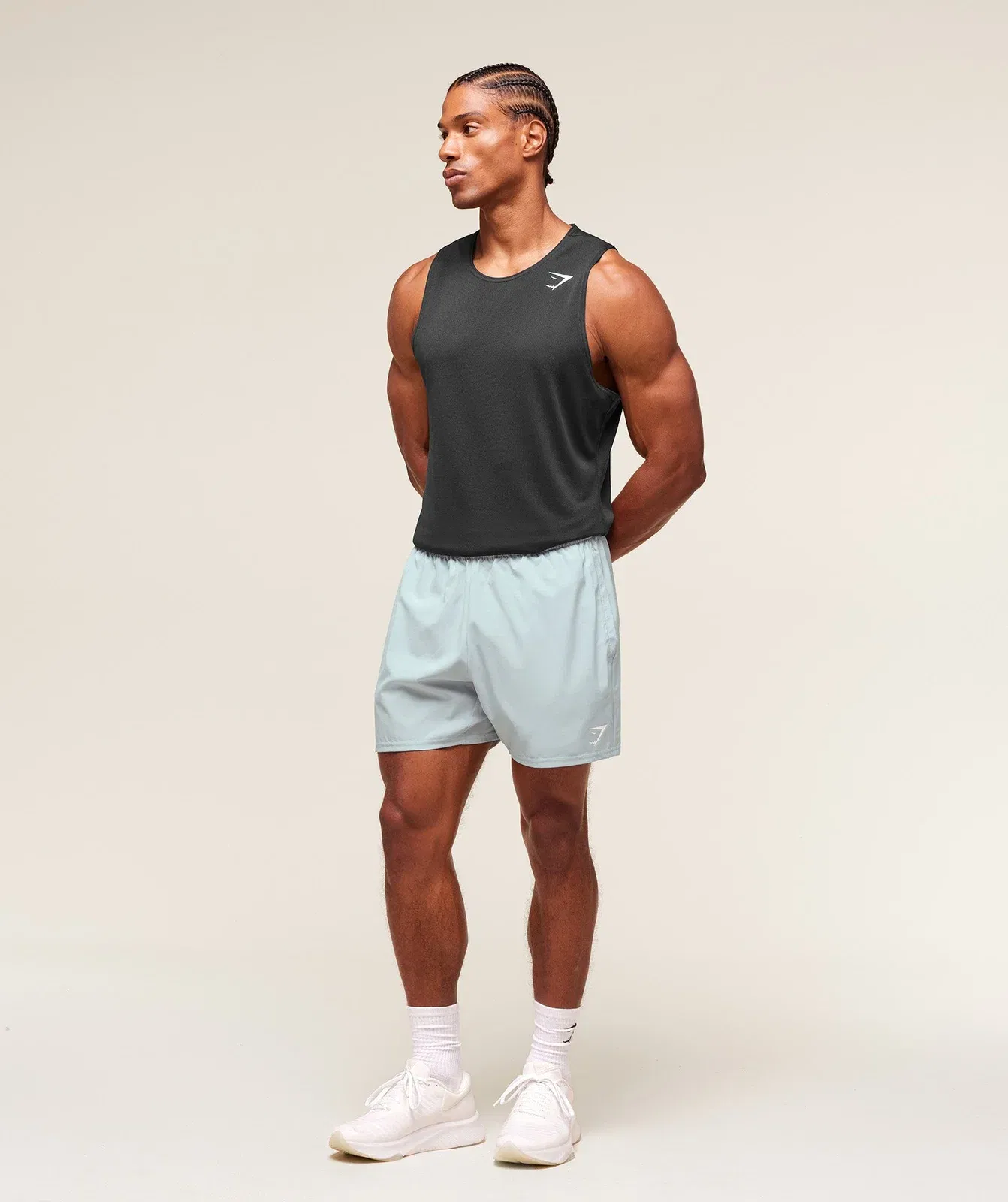 Gymshark Arrival 5" Shorts - Smoke Blue