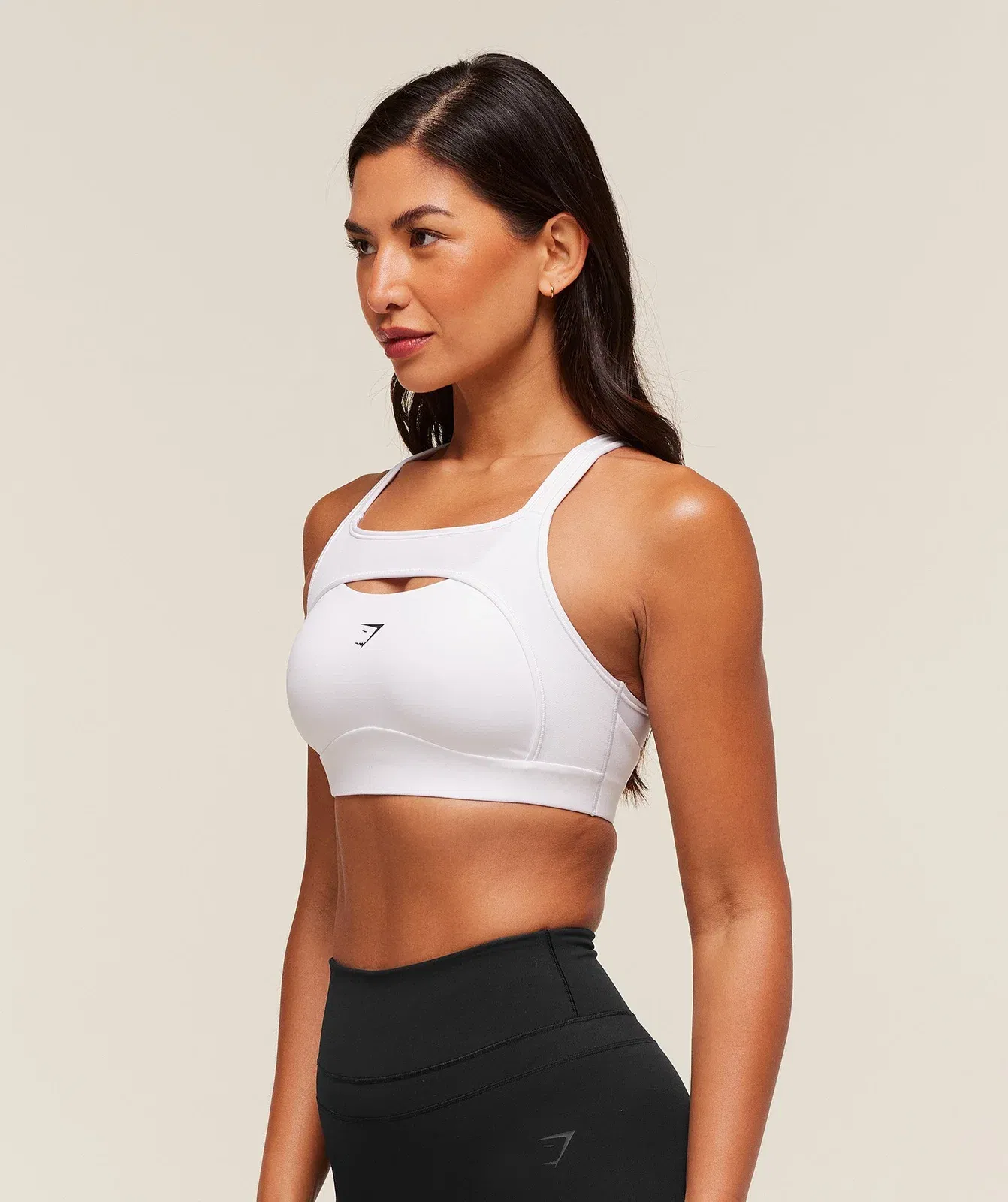 Gymshark Alpha High Support Sports Bra - White