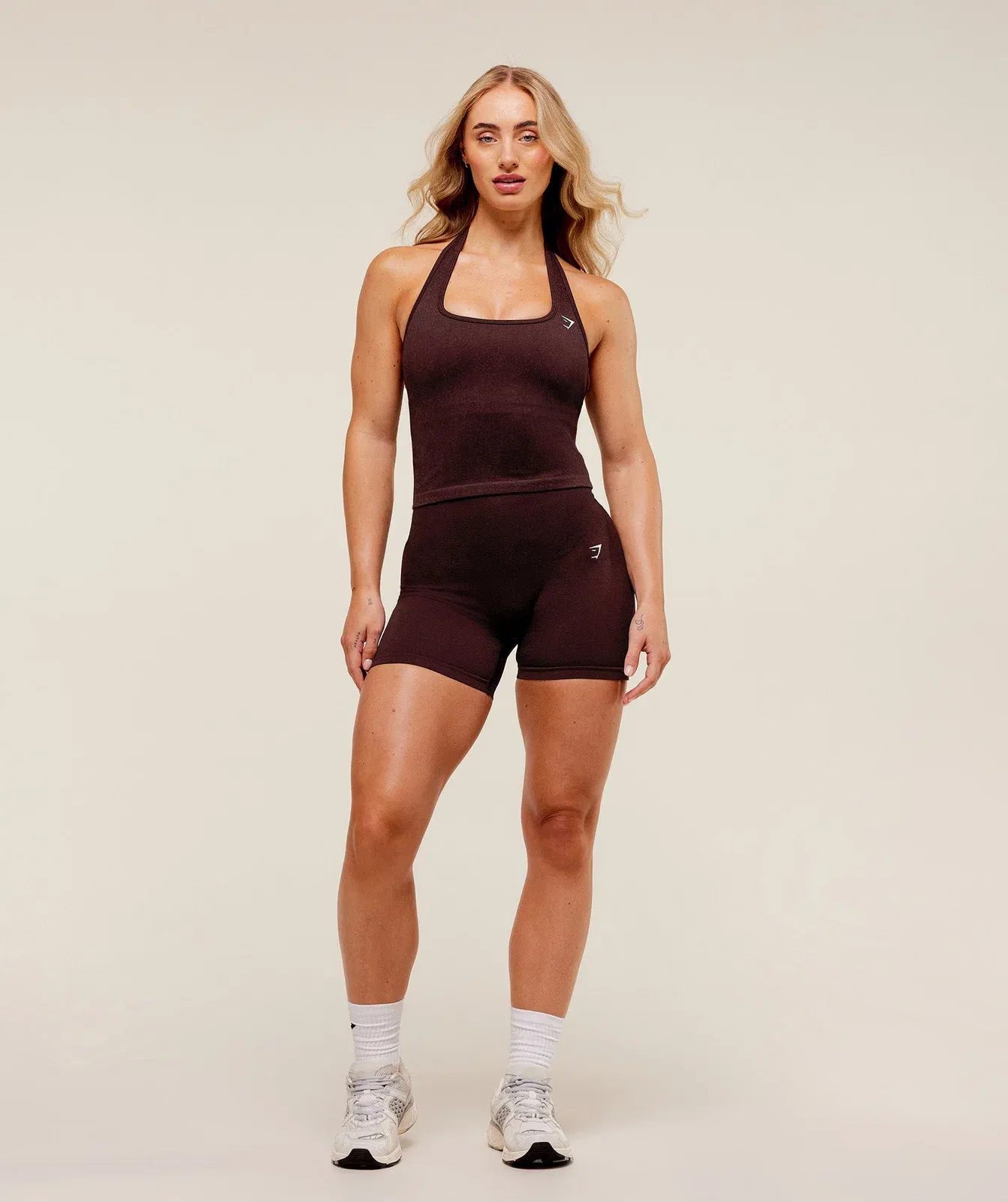 Gymshark Adapt Fleck x Whitney Tank With Shelf - Cherry Purple/Rich Maroon